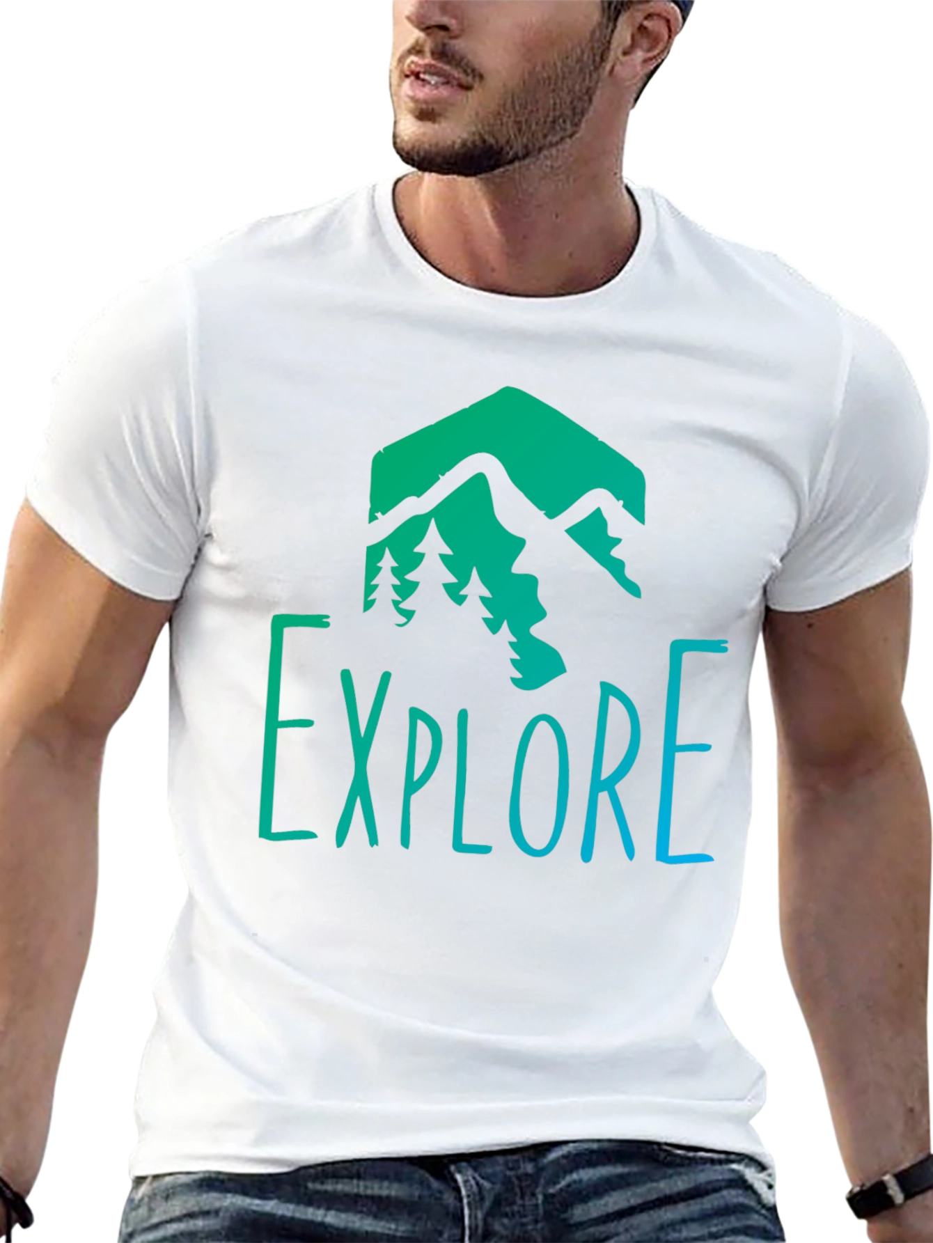 Explore Nature Graphic T-Shirt - Adventure Awaits!