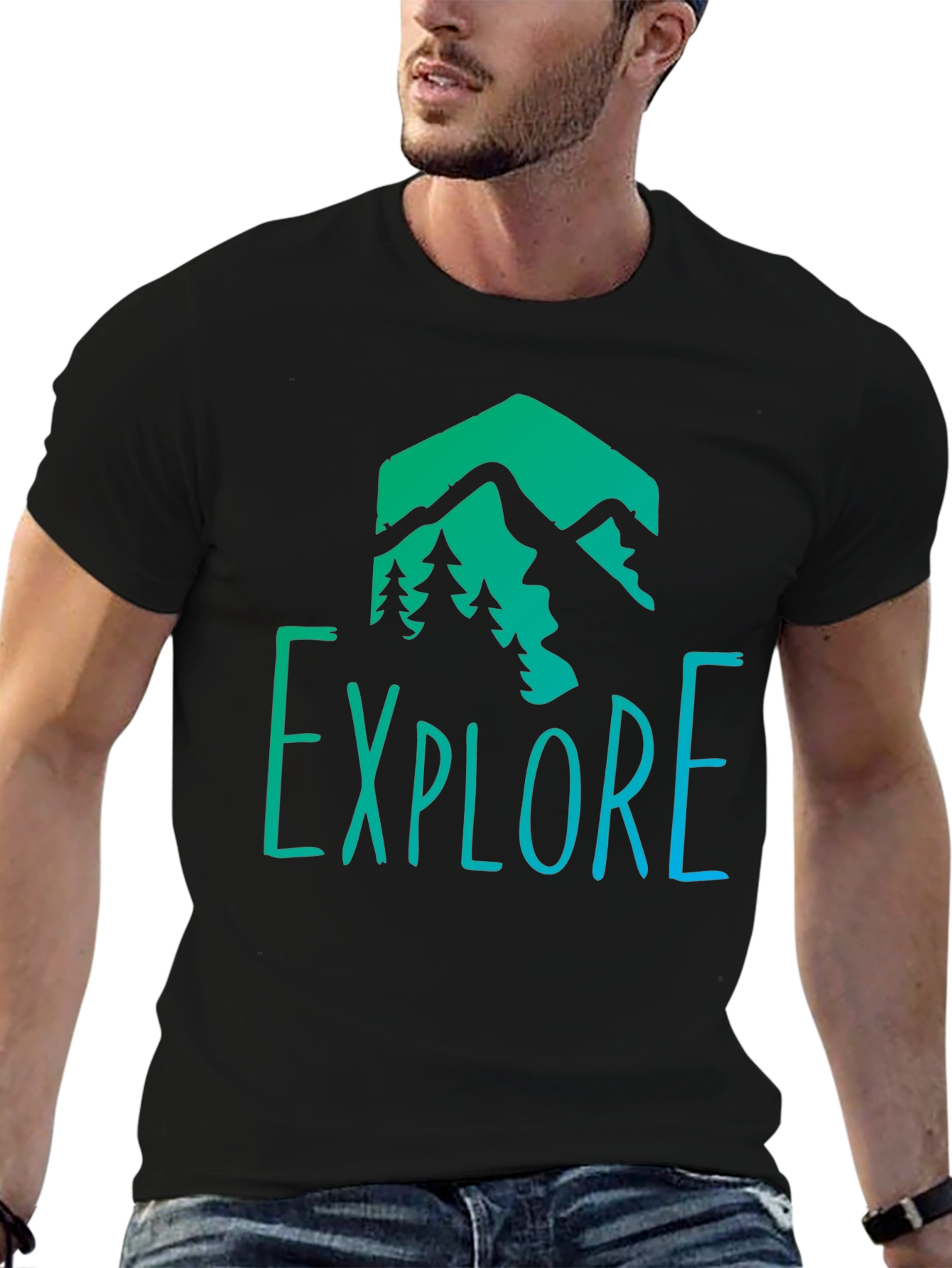 Explore Nature Graphic T-Shirt - Adventure Awaits!