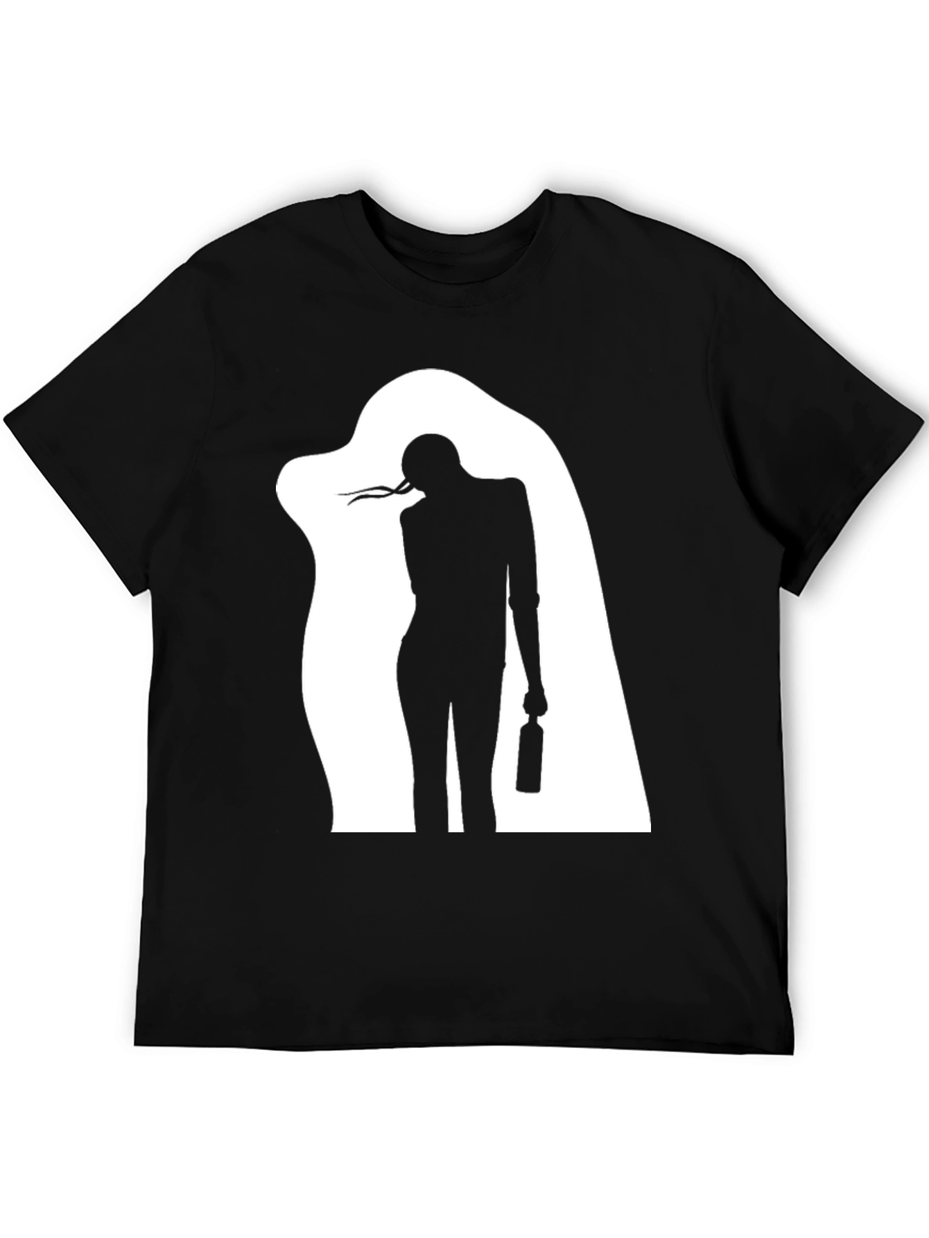 Silhouette Graphic T-Shirt - Trendy Streetwear Tee