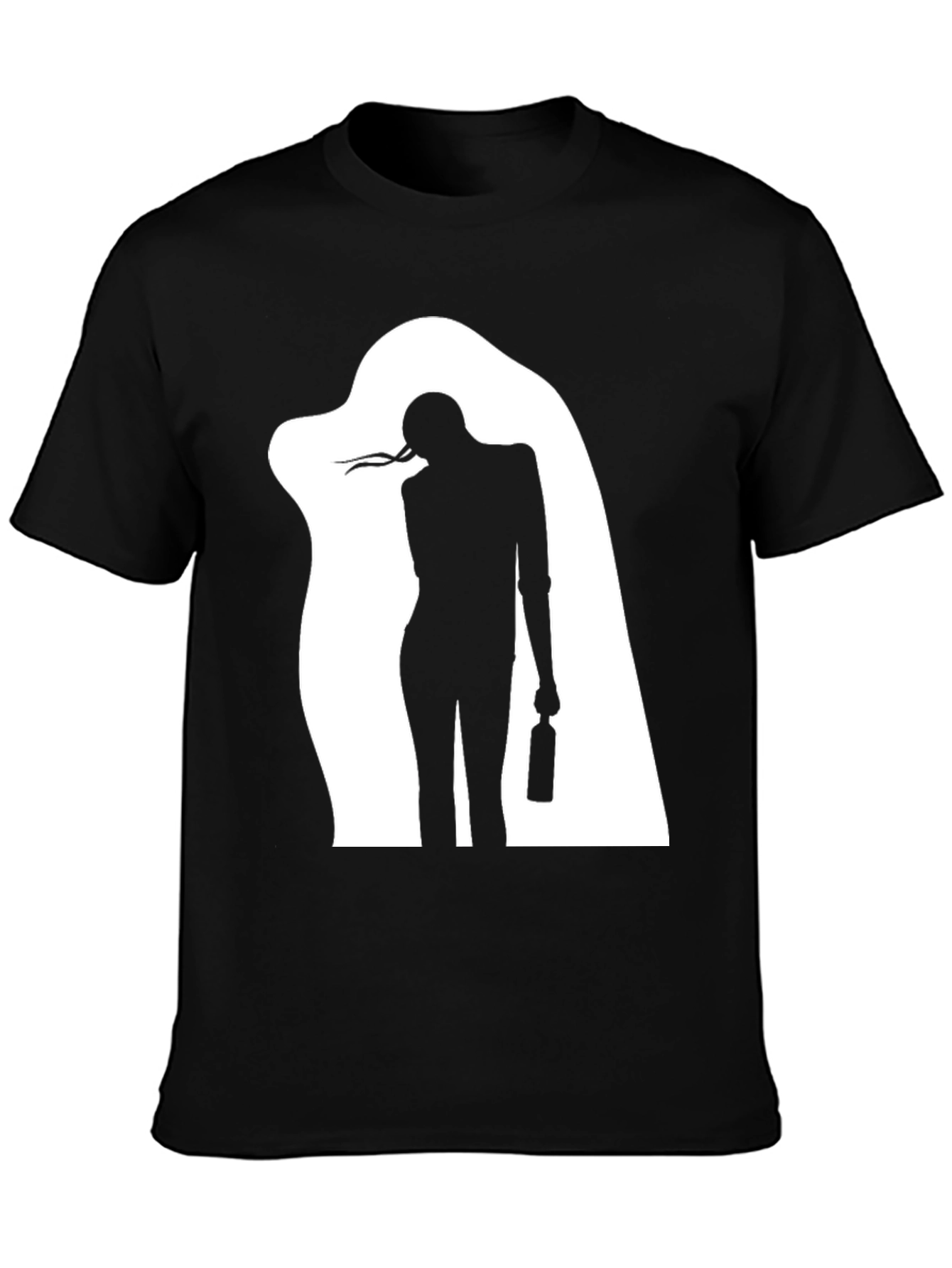 Silhouette Graphic T-Shirt - Trendy Streetwear Tee