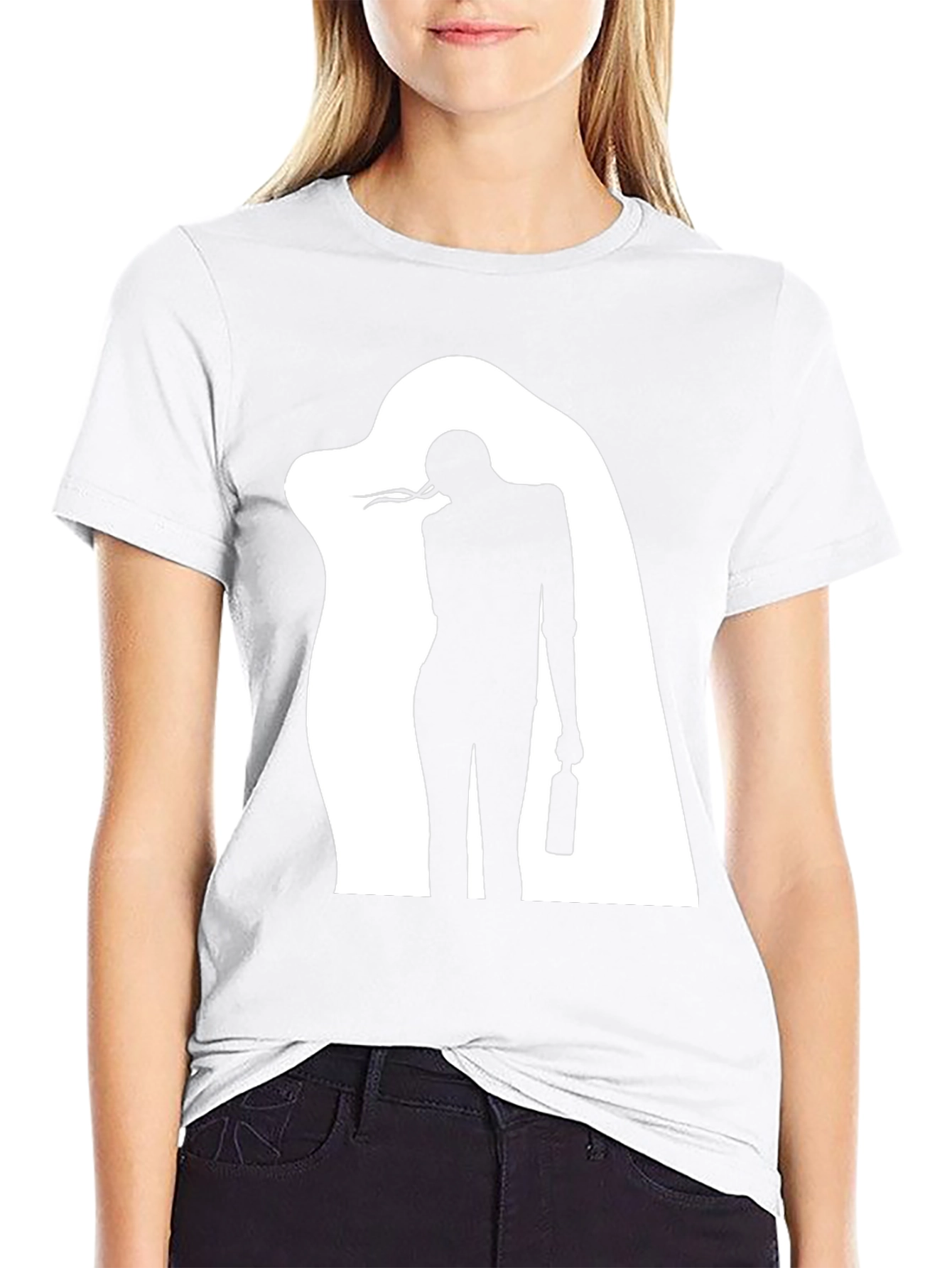 Silhouette Graphic T-Shirt - Trendy Streetwear Tee