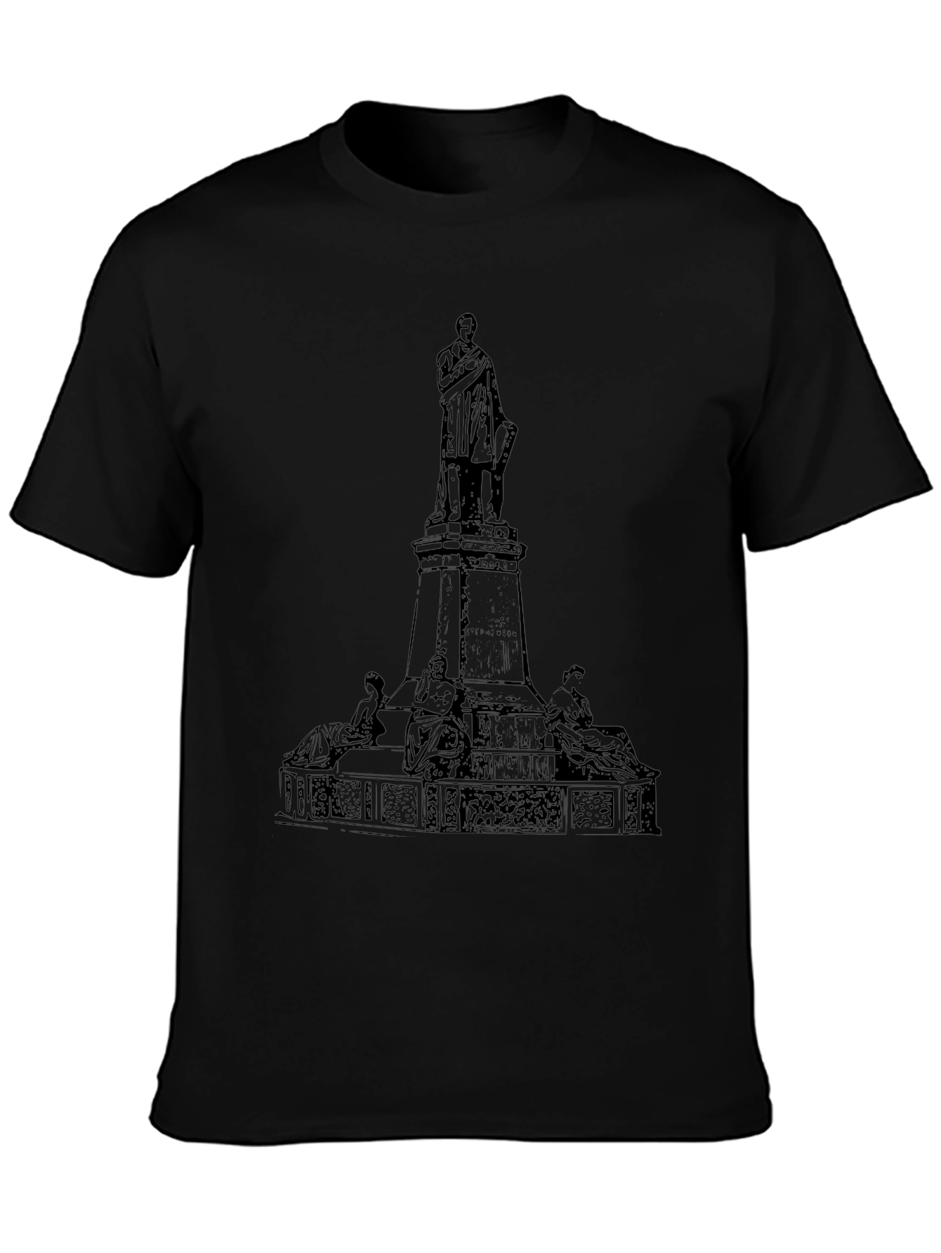 Statue Graphic Tee - Classic Black T-Shirt