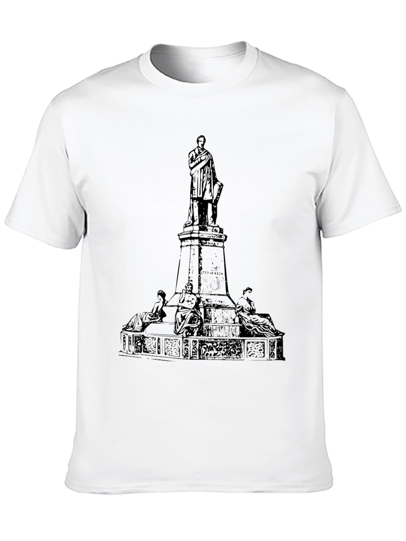 Statue Graphic Tee - Classic Black T-Shirt