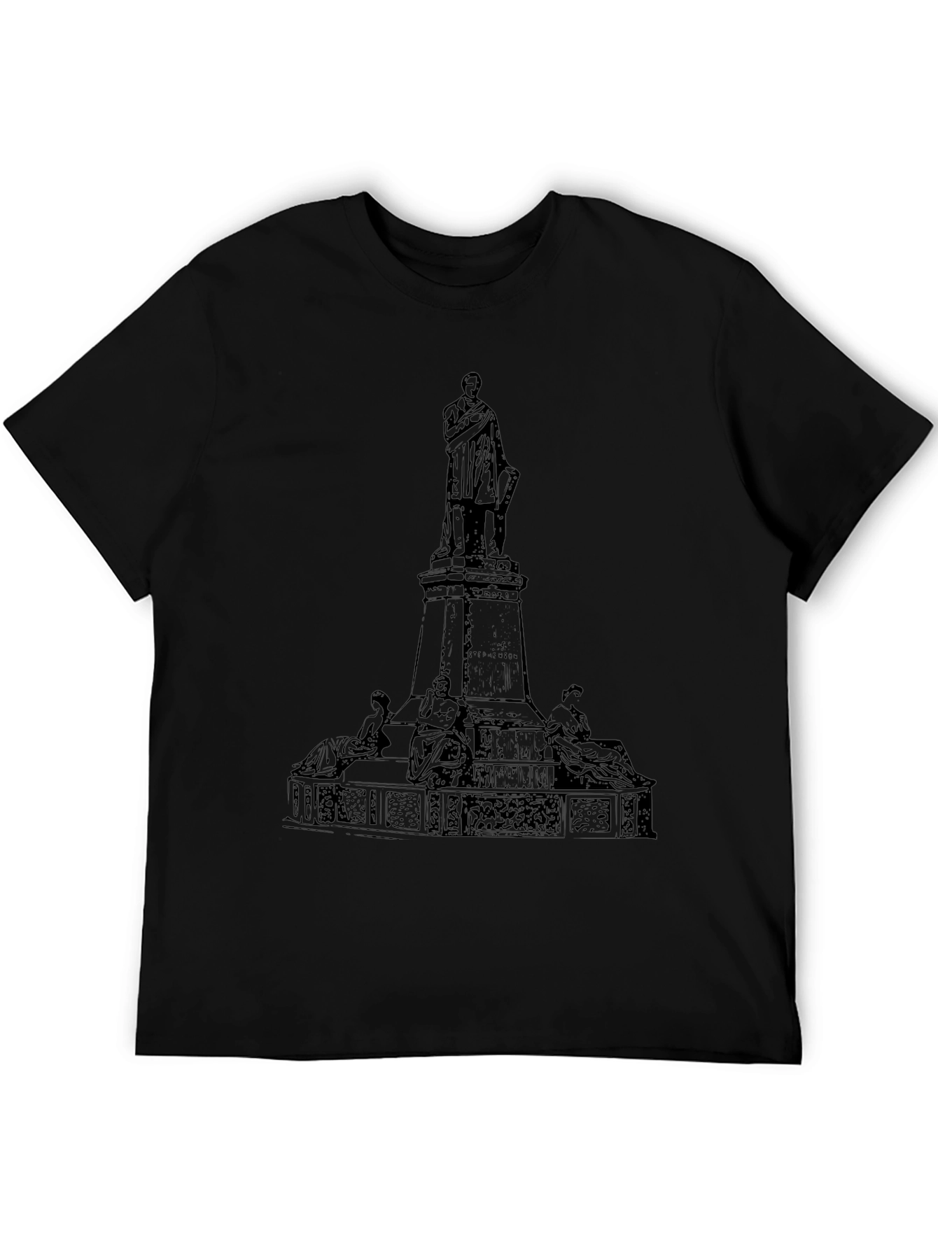 Statue Graphic Tee - Classic Black T-Shirt