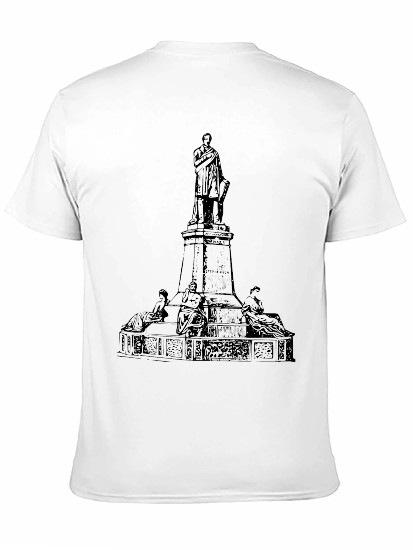 Statue Graphic Tee - Classic Black T-Shirt