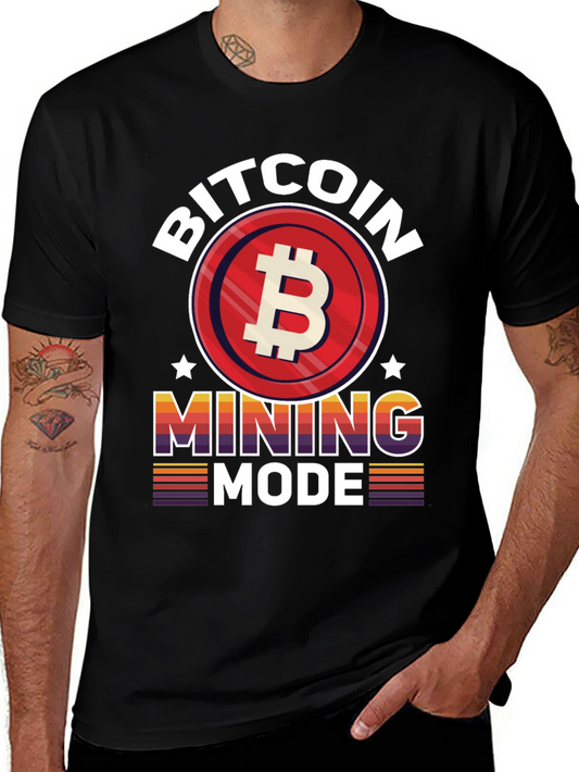 Bitcoin Mining Mode Graphic Tee