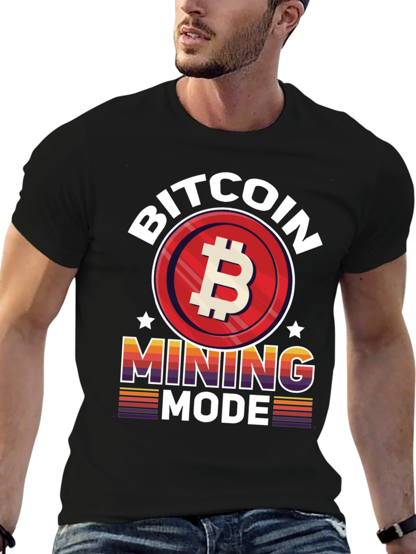 Bitcoin Mining Mode Graphic Tee