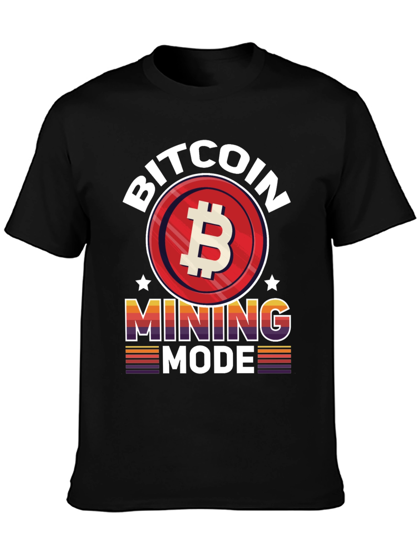 Bitcoin Mining Mode Graphic Tee