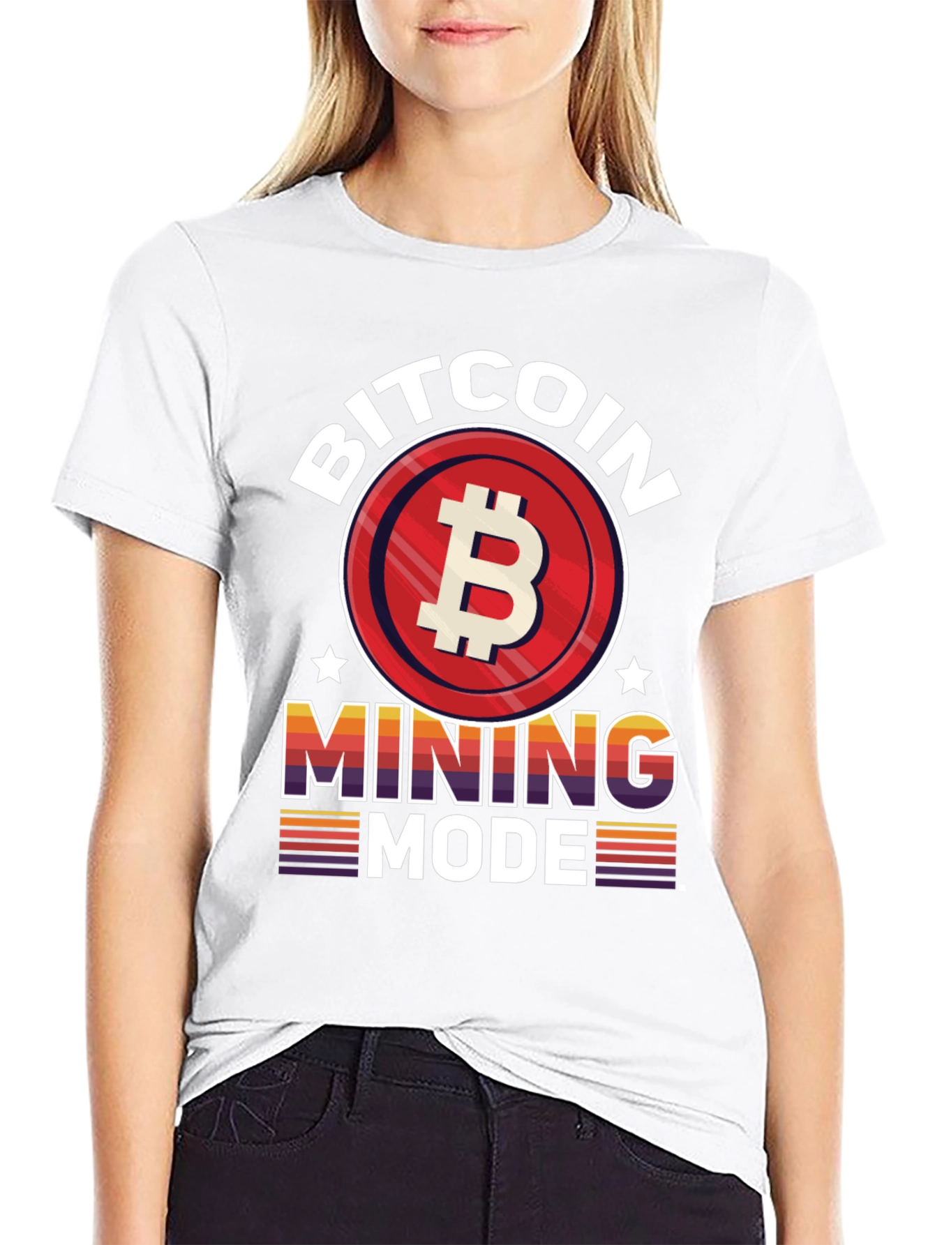 Bitcoin Mining Mode Graphic Tee