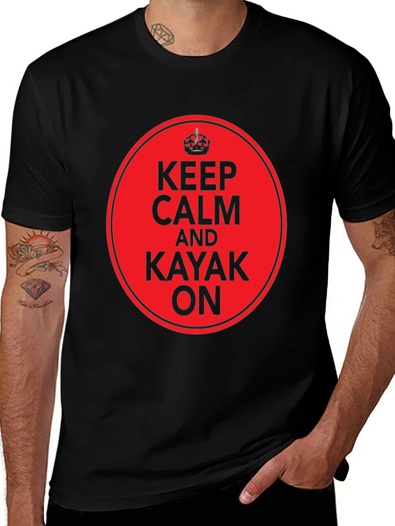 Keep Calm and Kayak On T-Shirt