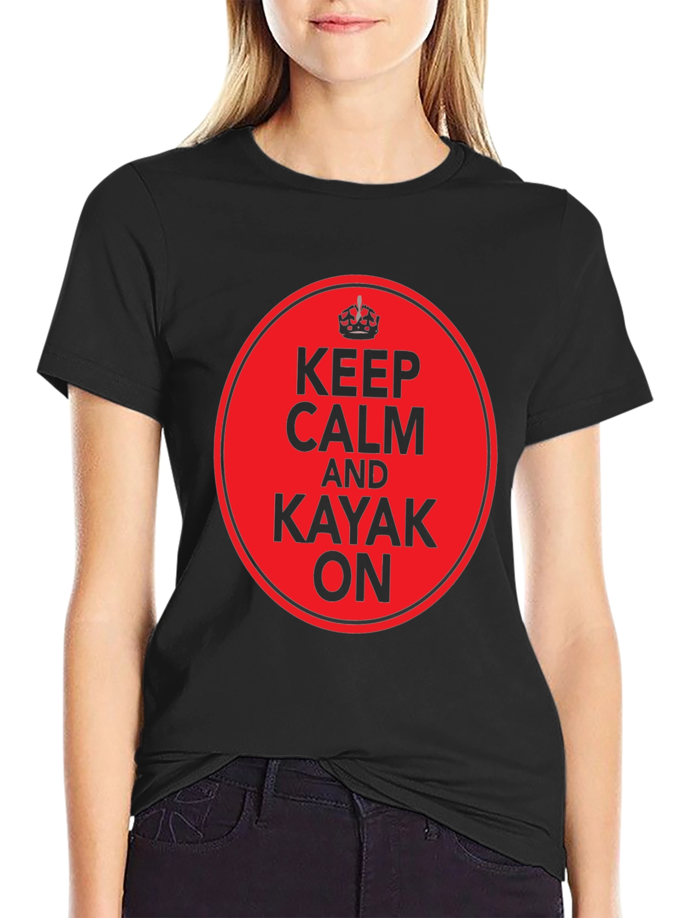 Keep Calm and Kayak On T-Shirt