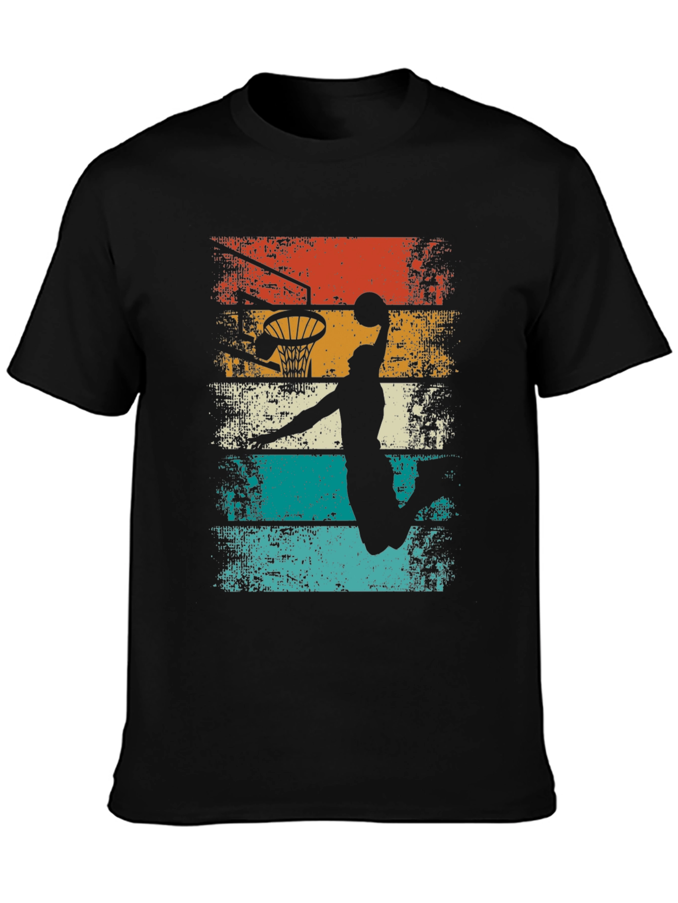 Retro Basketball Dunk T-Shirt