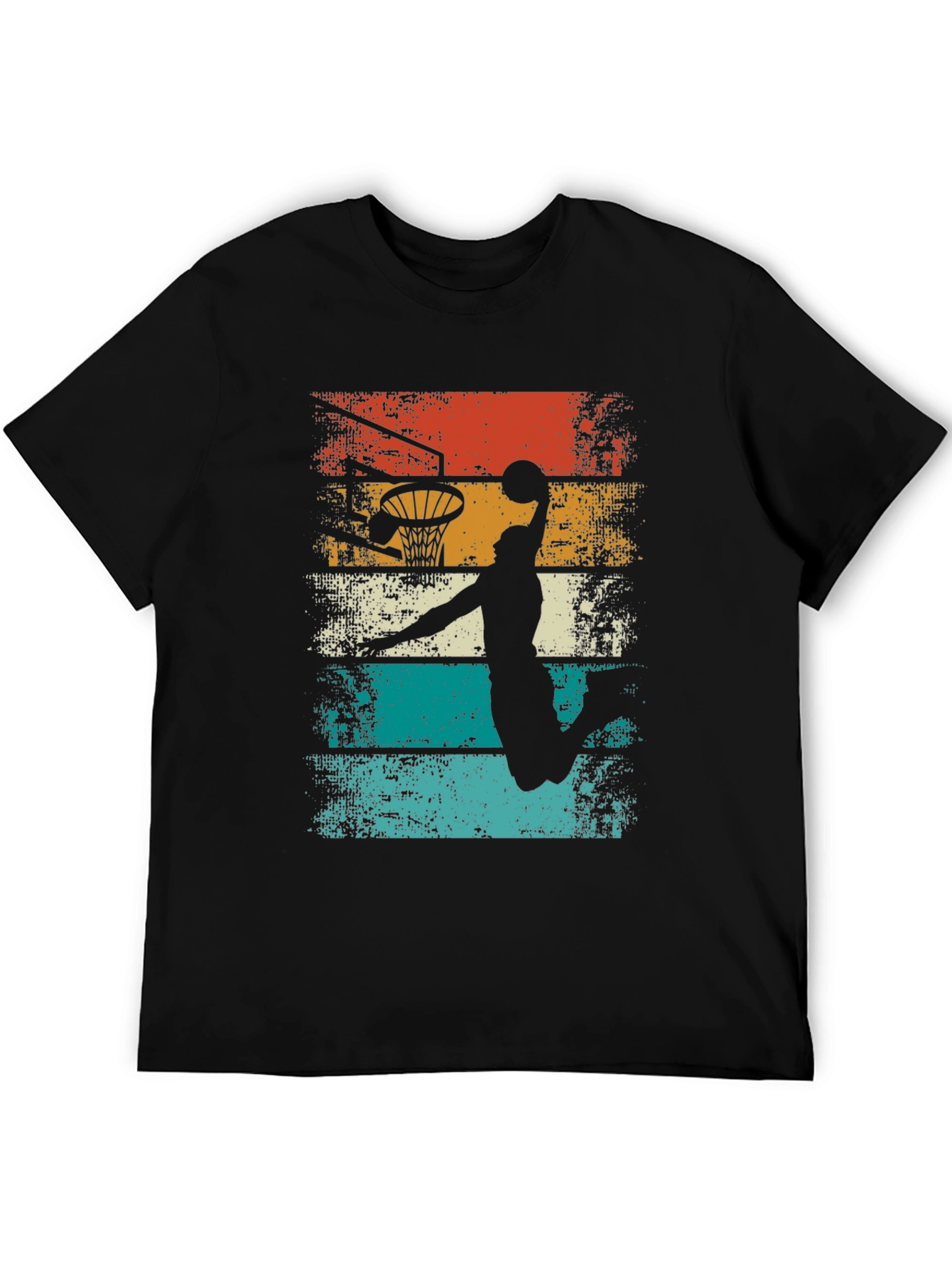 Retro Basketball Dunk T-Shirt