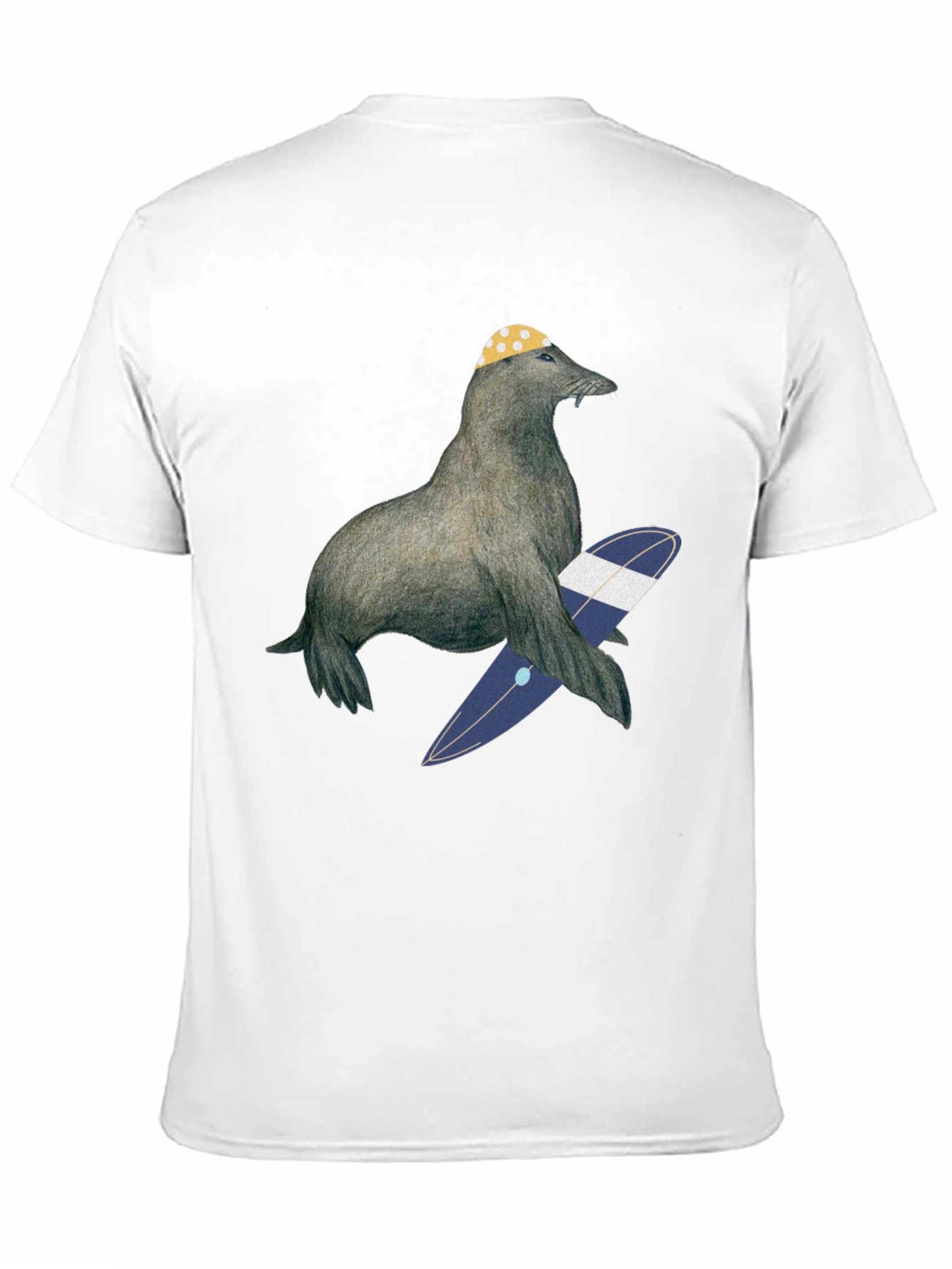 Surfing Seal T-Shirt - Cool Graphic Tee