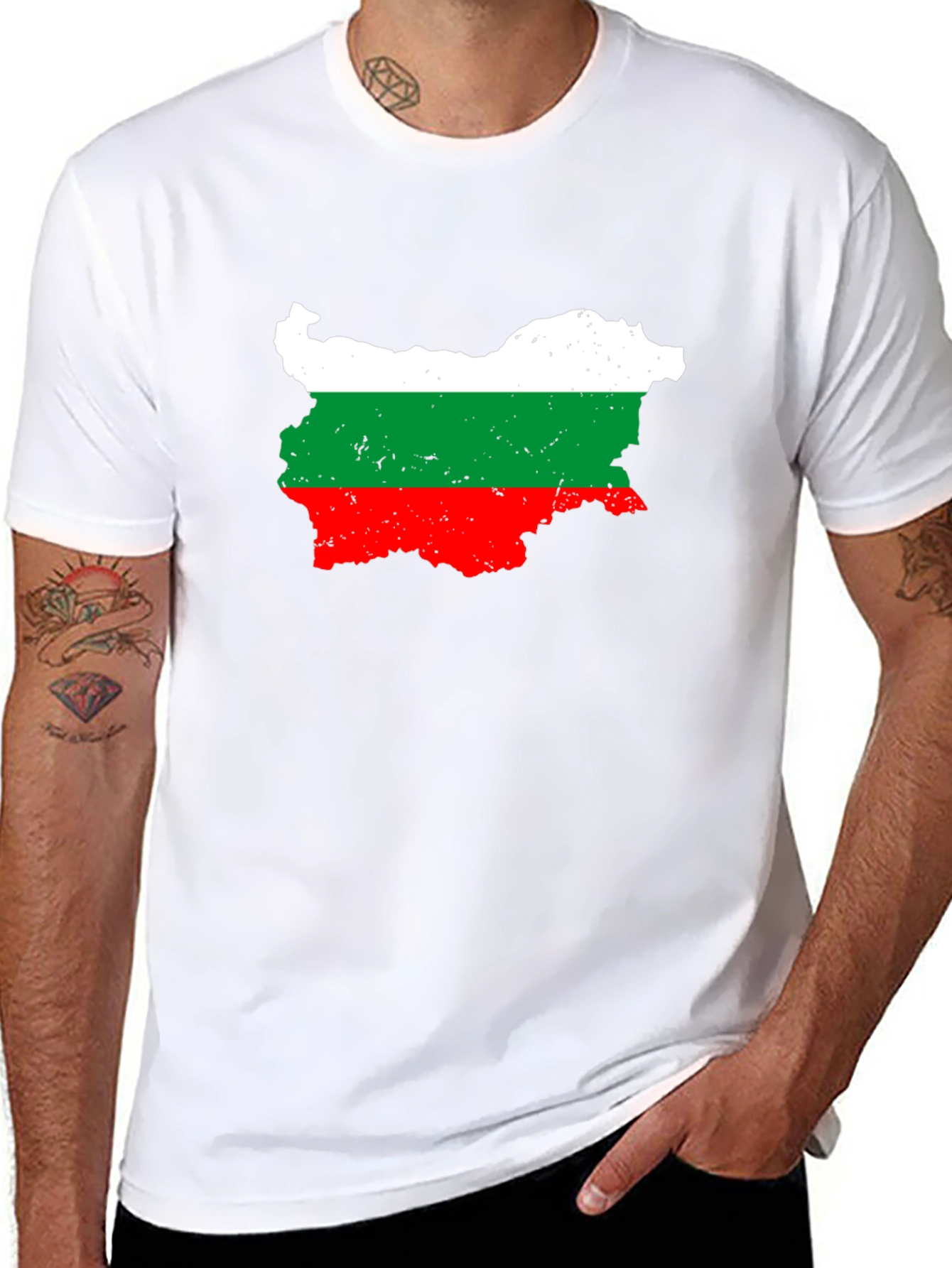 Bulgaria Map Flag T-Shirt