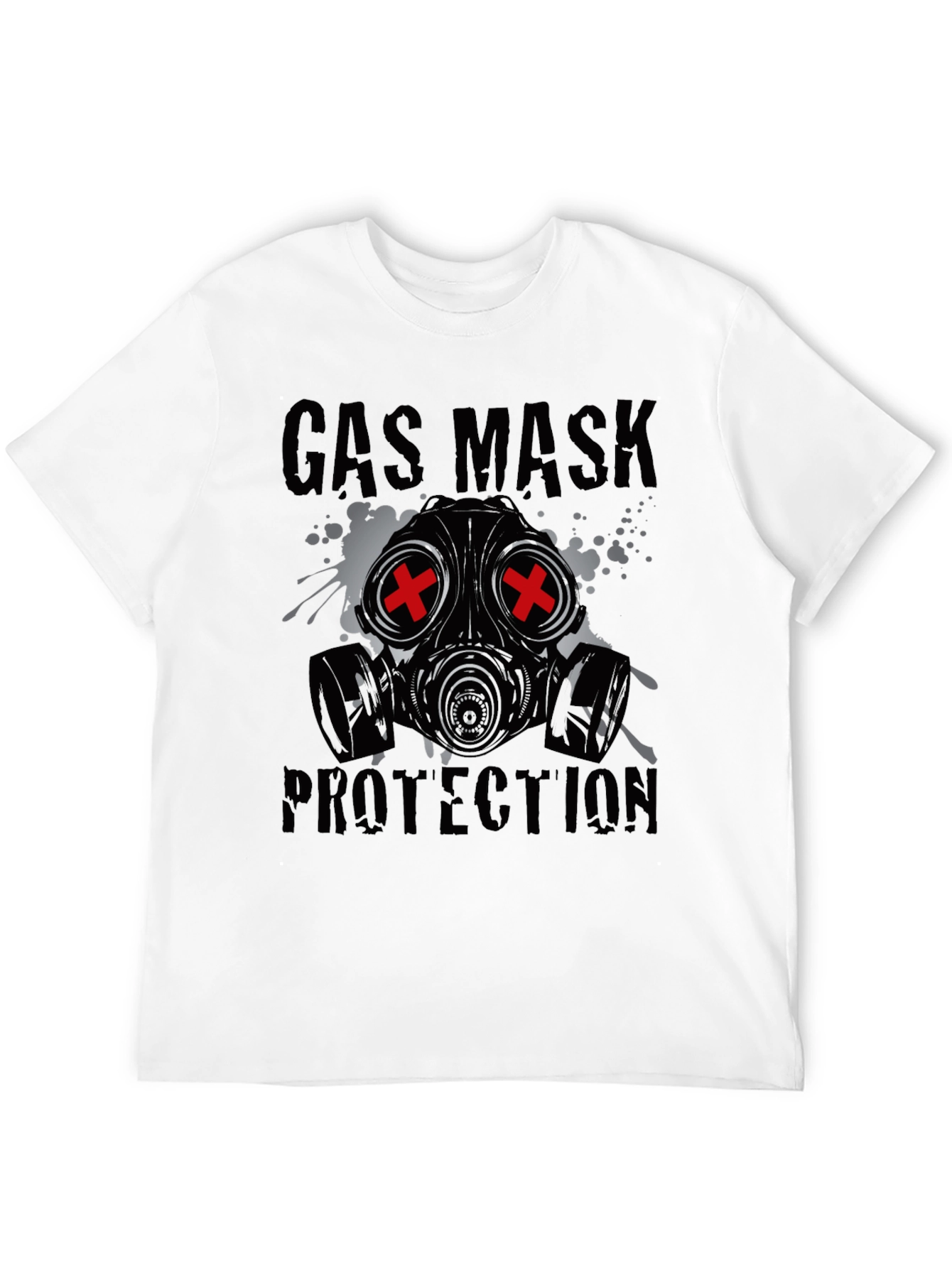 Gas Mask Protection Graphic T-Shirt
