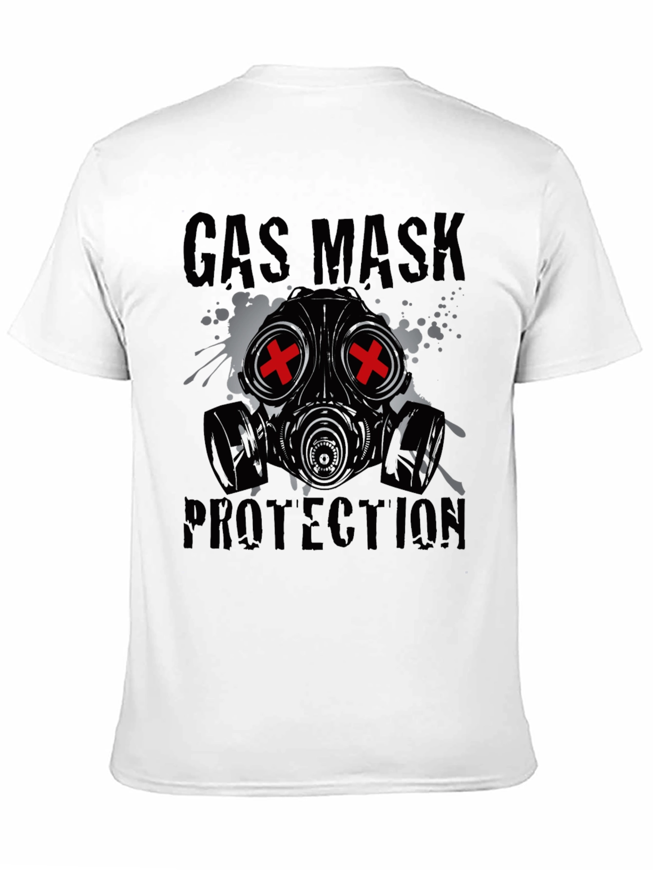 Gas Mask Protection Graphic T-Shirt