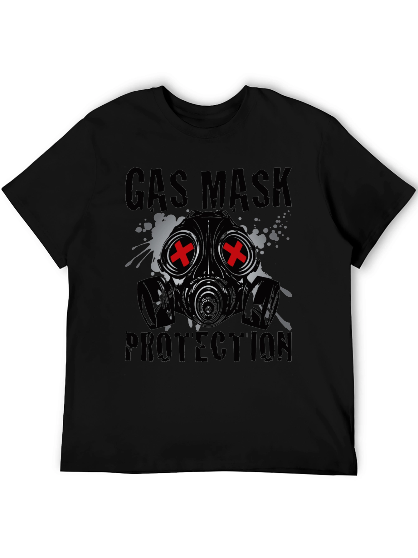 Gas Mask Protection Graphic T-Shirt