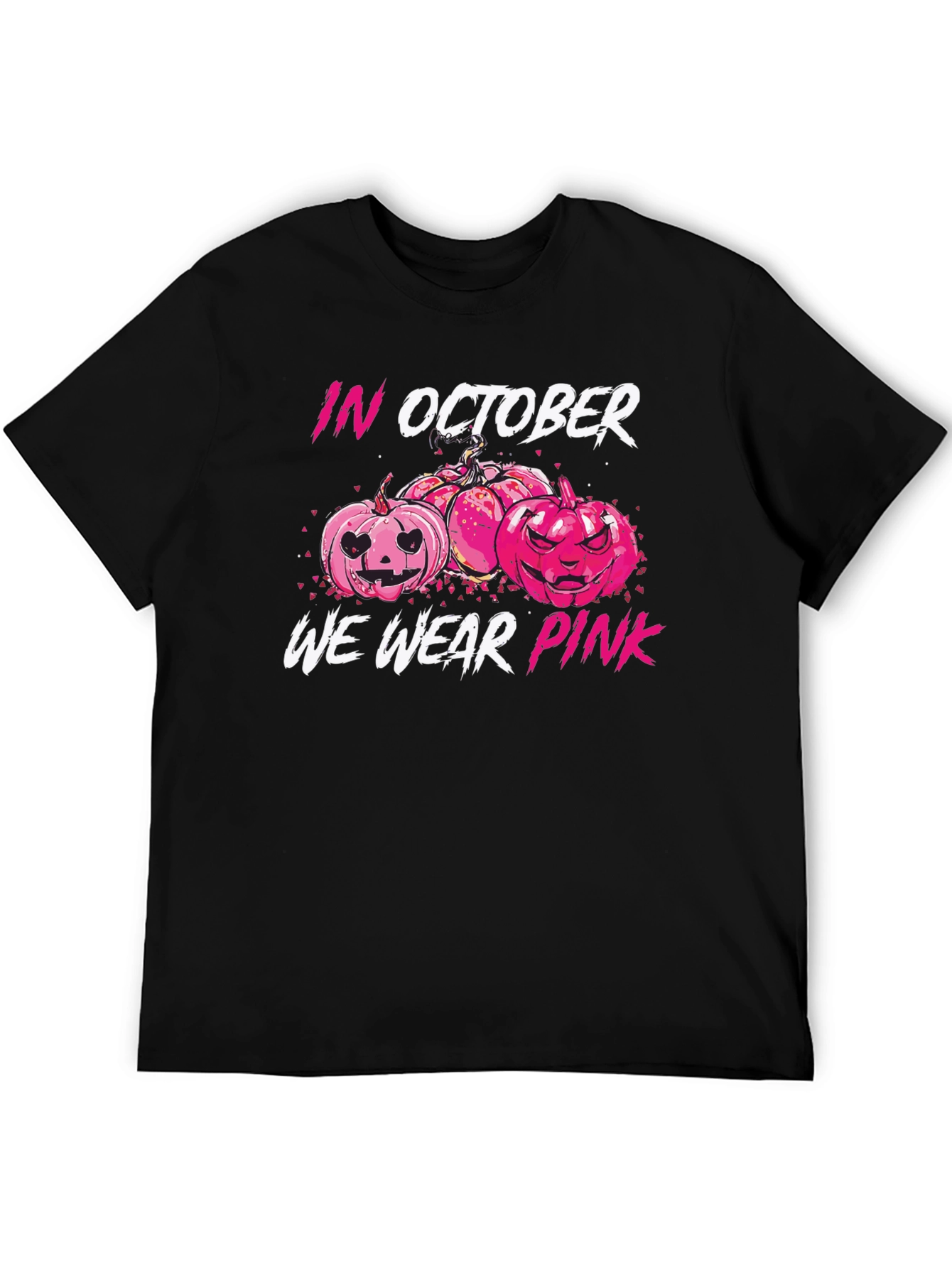 In October We Wear Pink Pumpkin T-Shirt