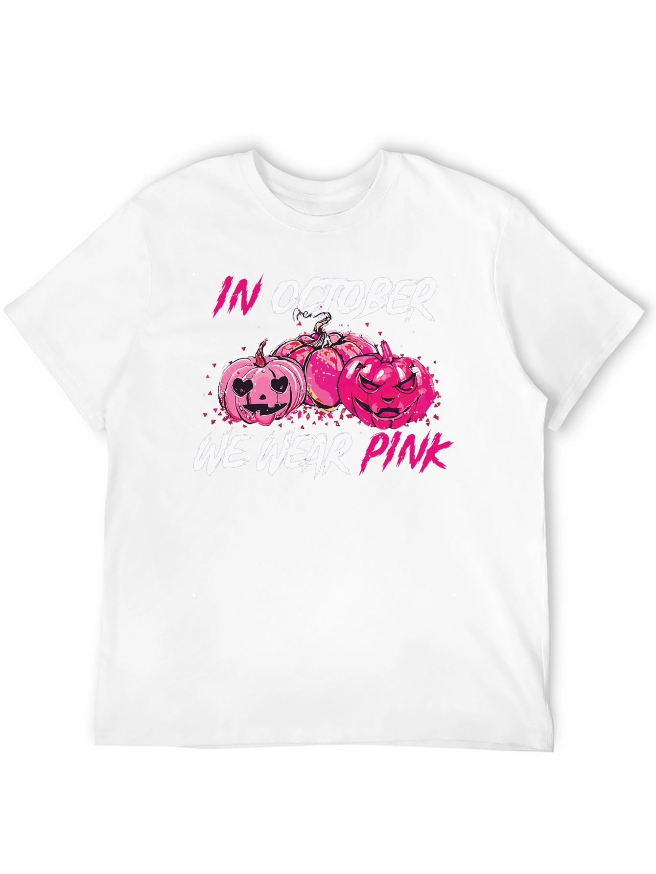 In October We Wear Pink Pumpkin T-Shirt