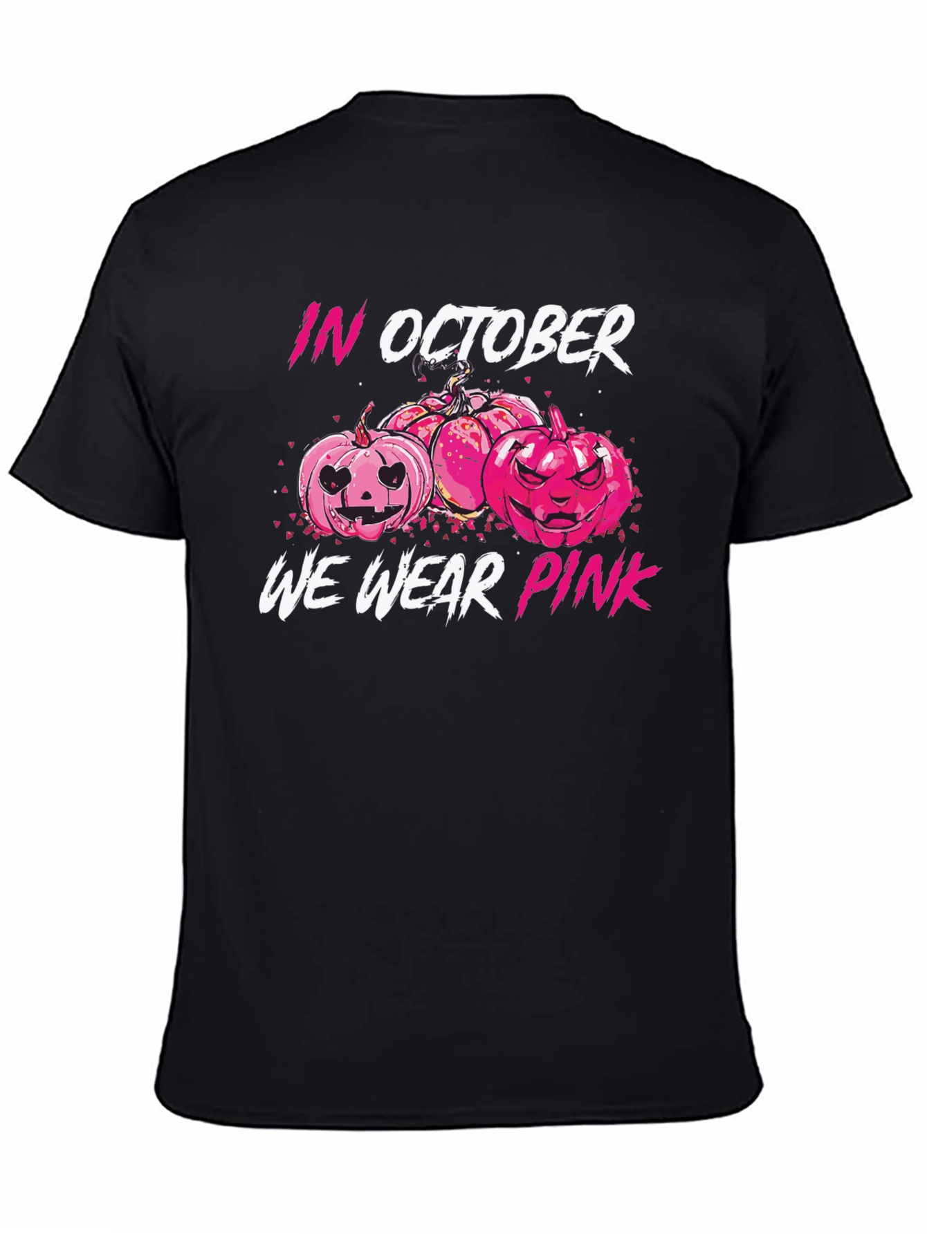 In October We Wear Pink Pumpkin T-Shirt