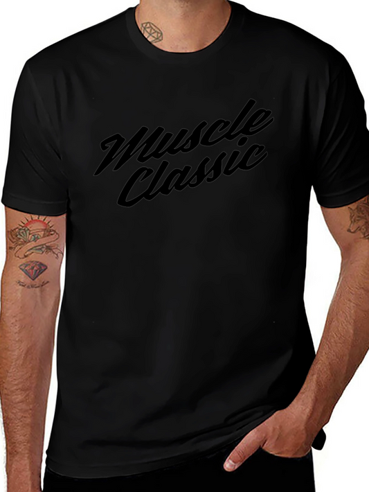 Muscle Classic Graphic Tee - Black