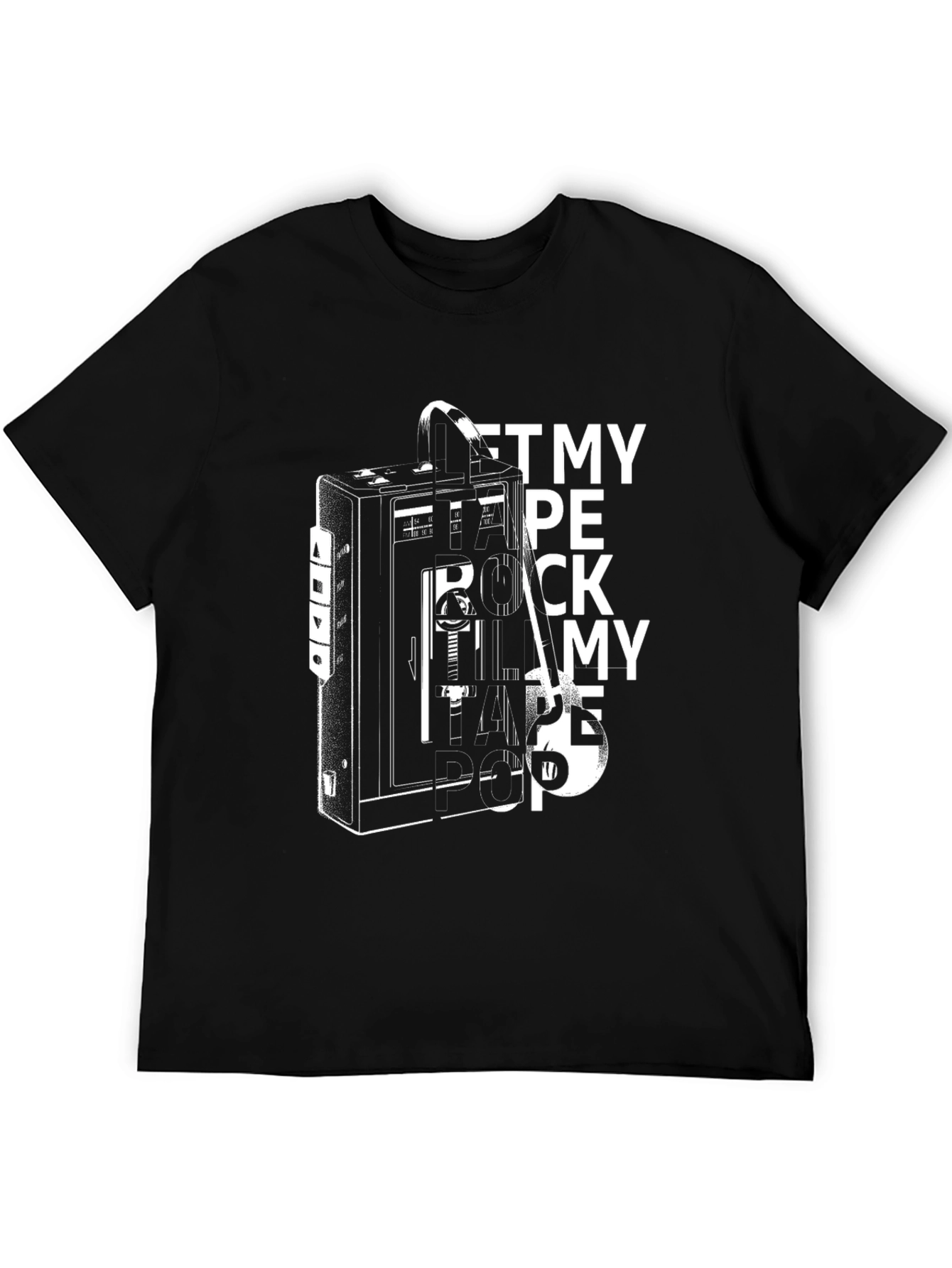 Retro Mixtape T-Shirt: Get My Tape Rock My Beat
