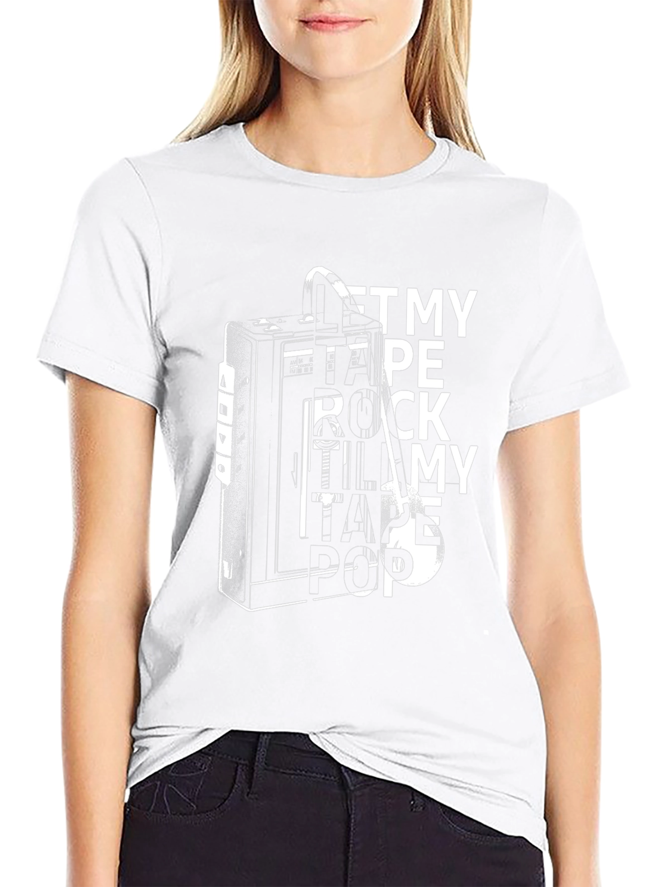 Retro Mixtape T-Shirt: Get My Tape Rock My Beat