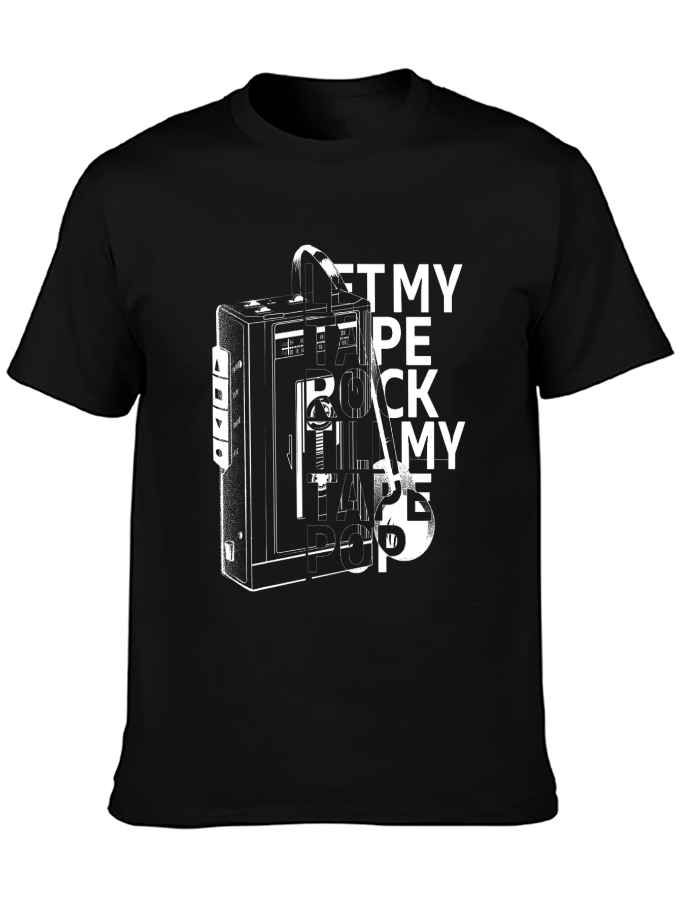 Retro Mixtape T-Shirt: Get My Tape Rock My Beat