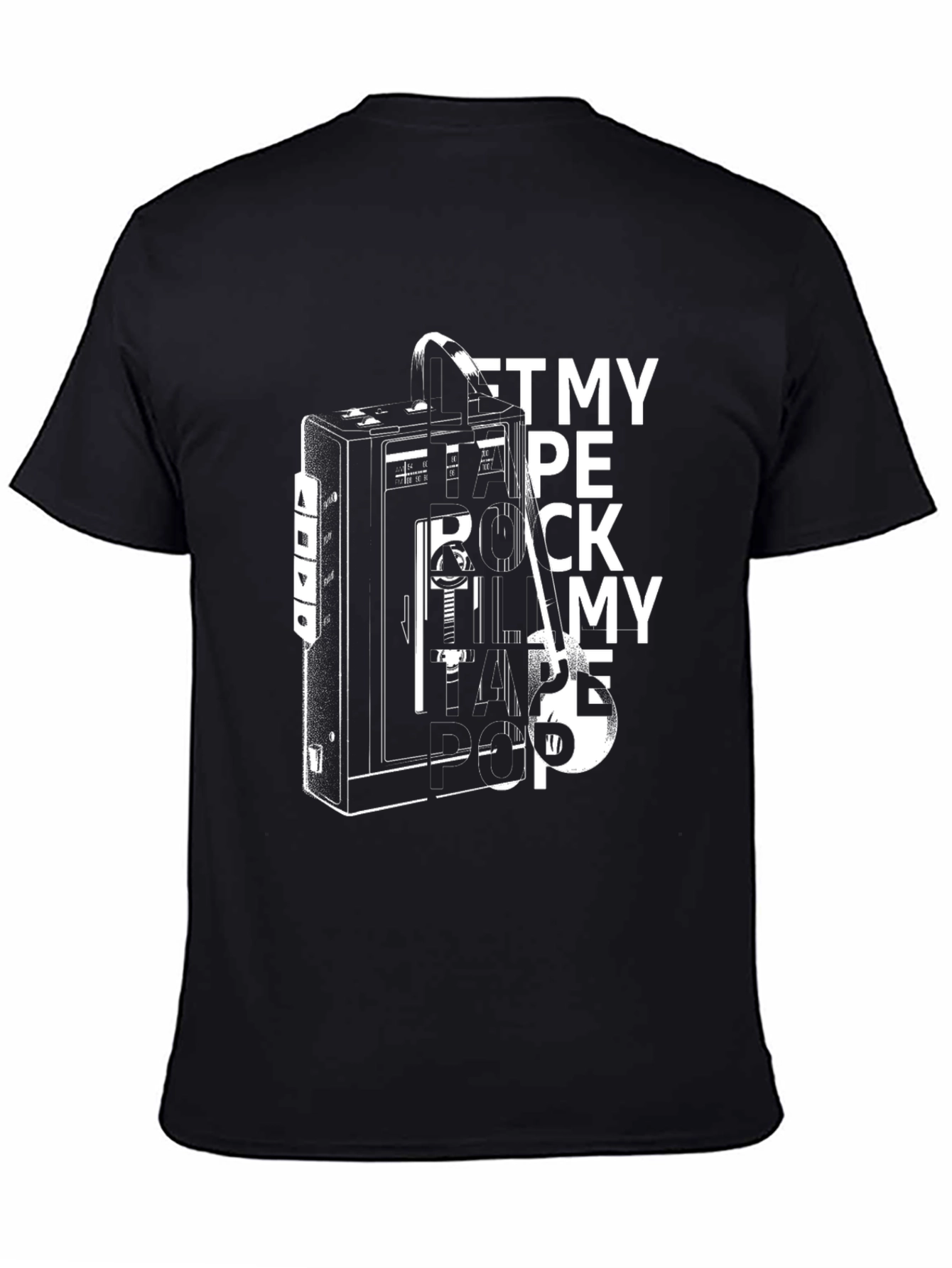 Retro Mixtape T-Shirt: Get My Tape Rock My Beat