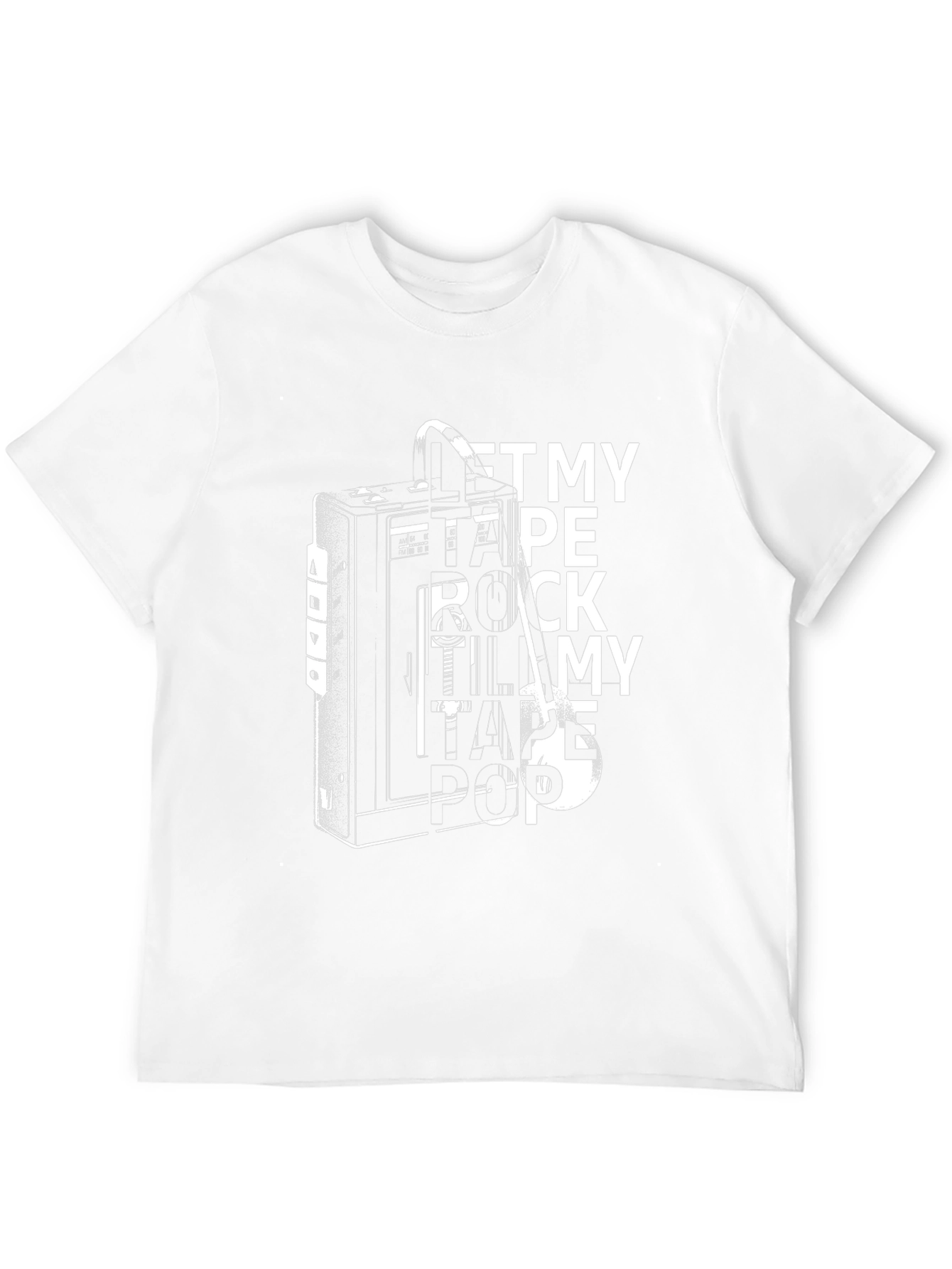 Retro Mixtape T-Shirt: Get My Tape Rock My Beat
