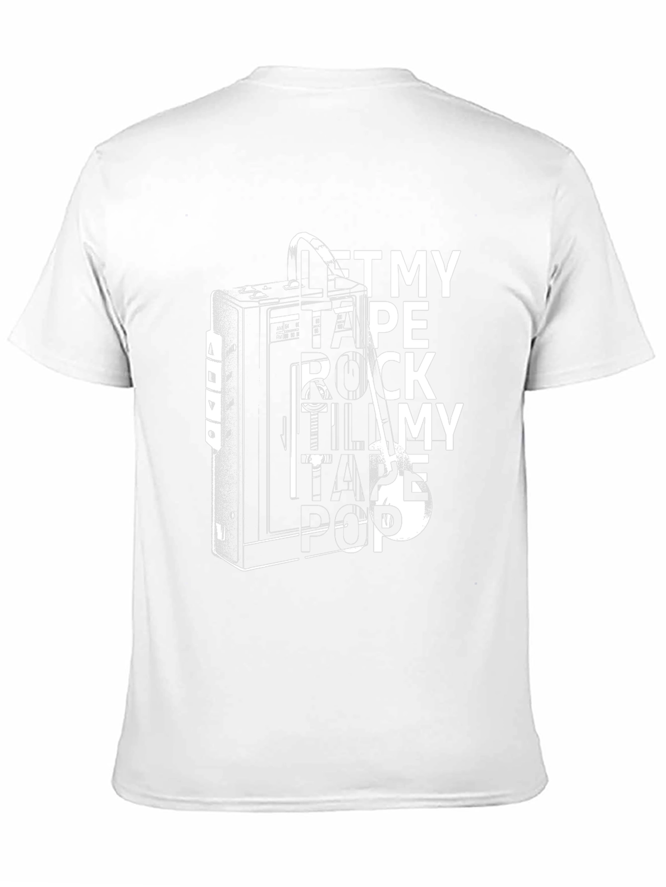 Retro Mixtape T-Shirt: Get My Tape Rock My Beat