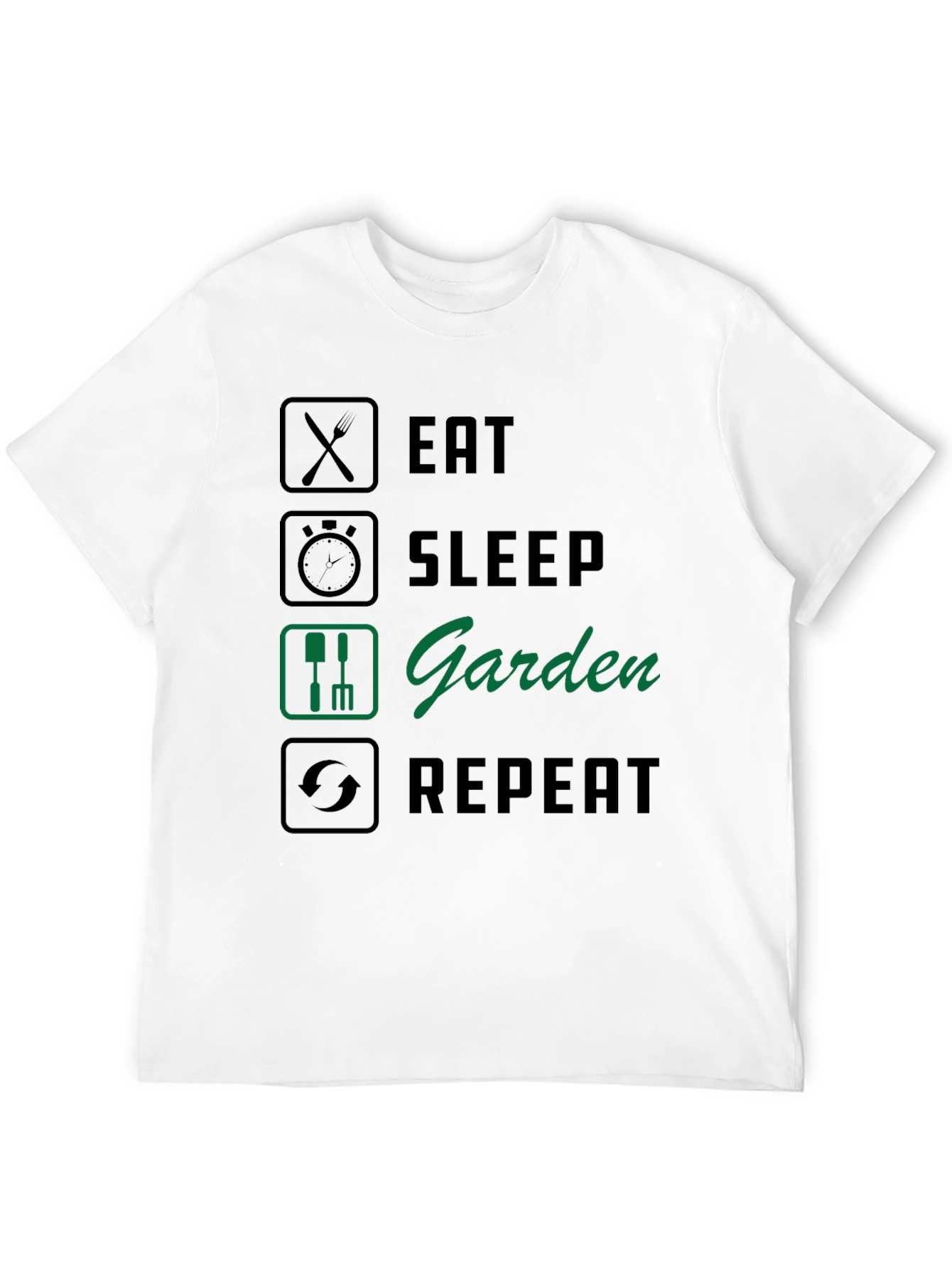 Eat Sleep Garden Repeat T-Shirt
