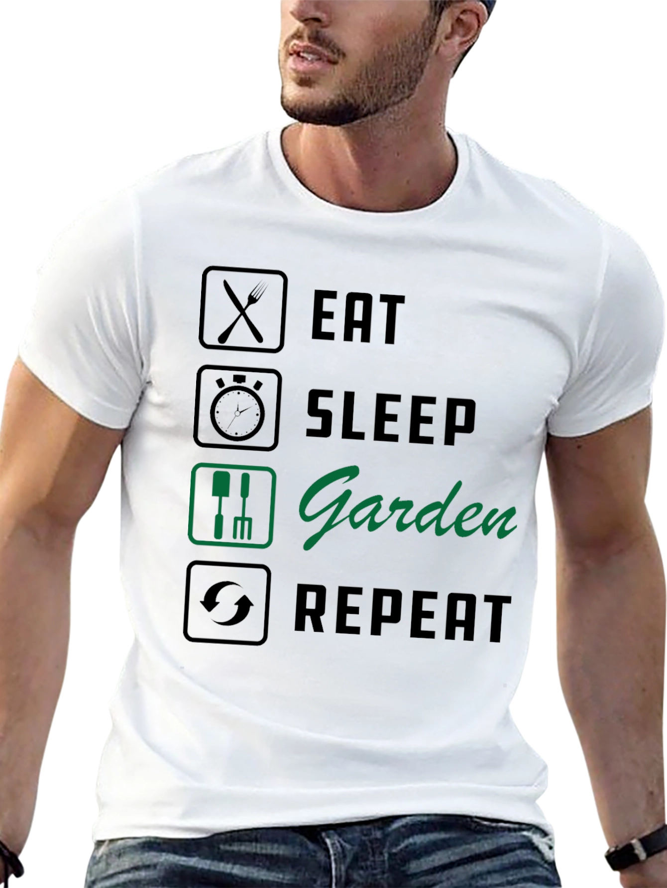 Eat Sleep Garden Repeat T-Shirt