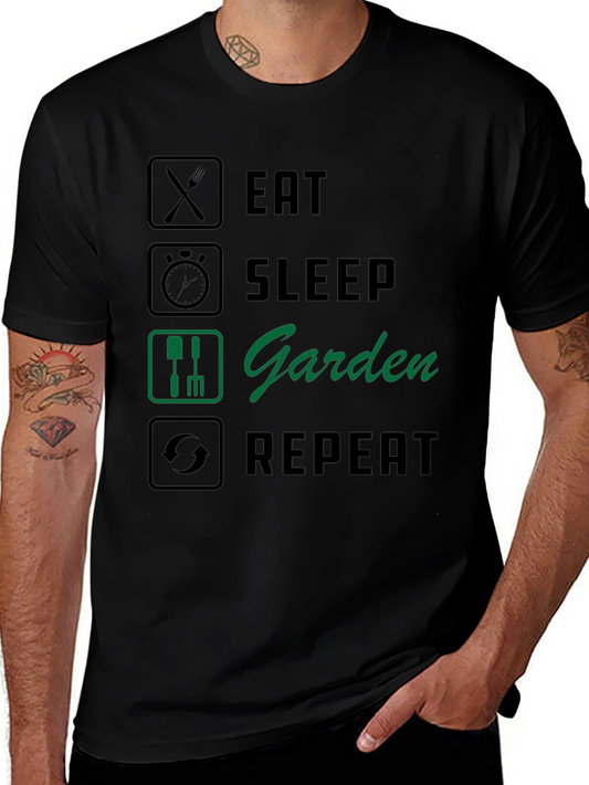 Eat Sleep Garden Repeat T-Shirt