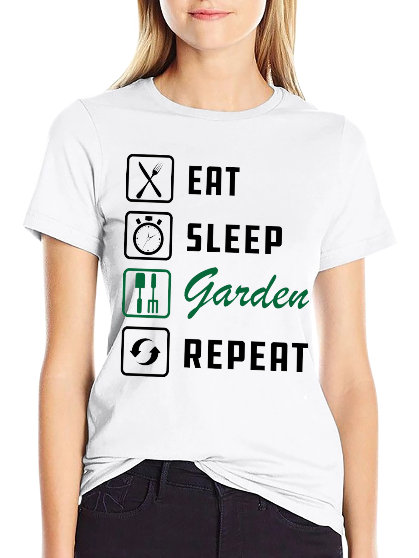 Eat Sleep Garden Repeat T-Shirt