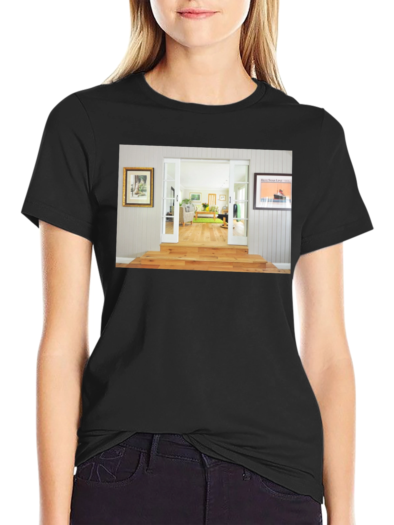 Novelty Interior View Graphic T-Shirt