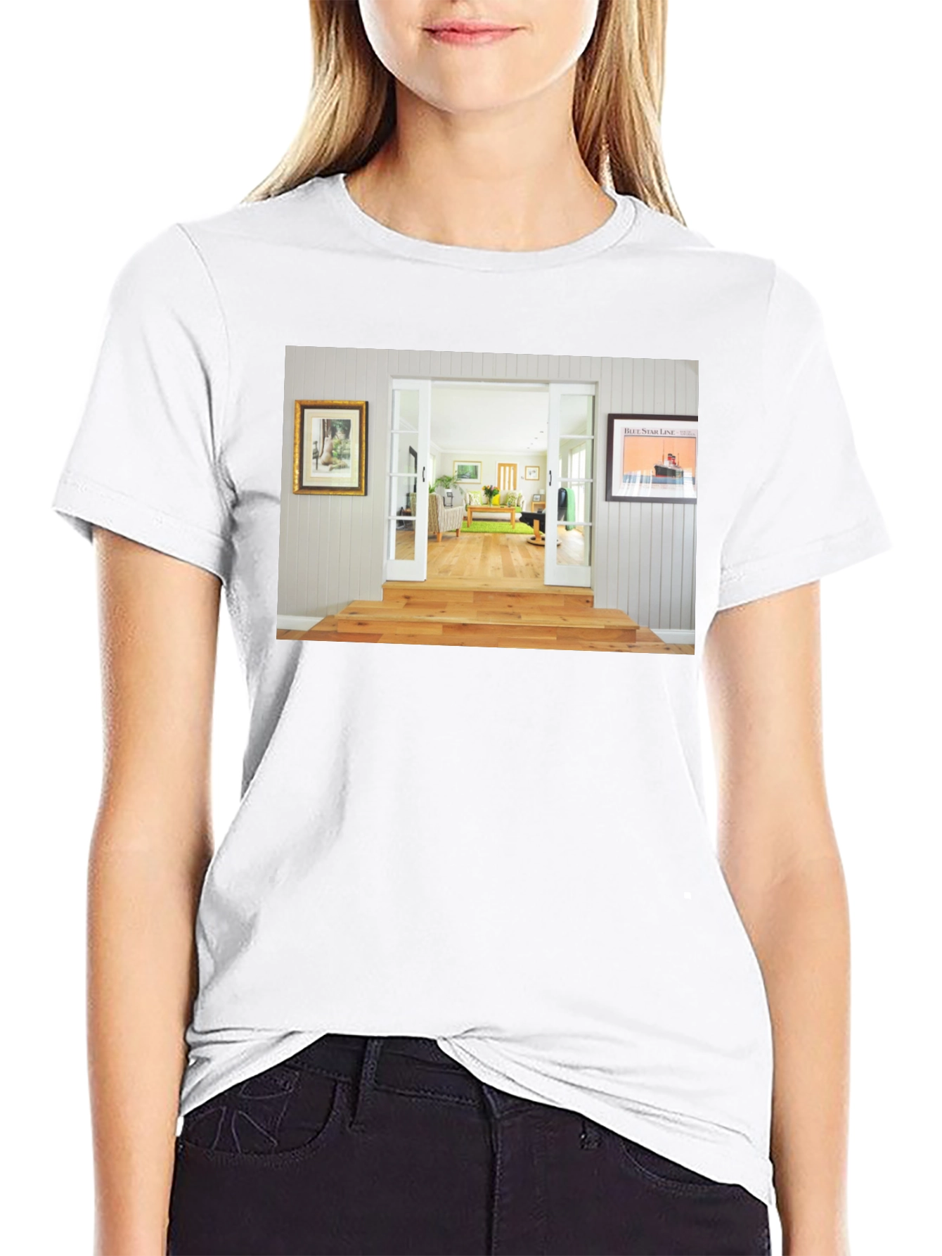 Novelty Interior View Graphic T-Shirt