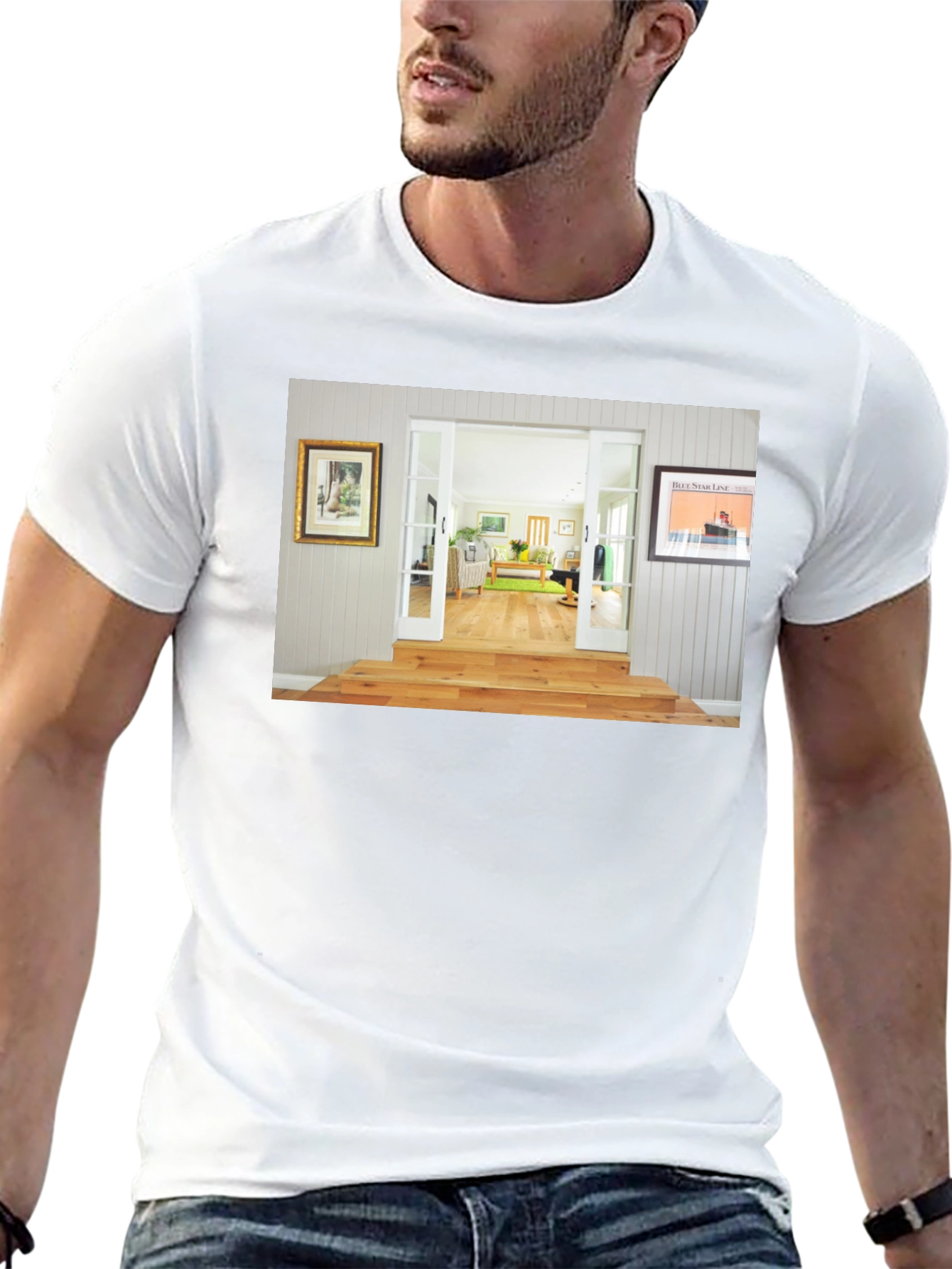 Novelty Interior View Graphic T-Shirt