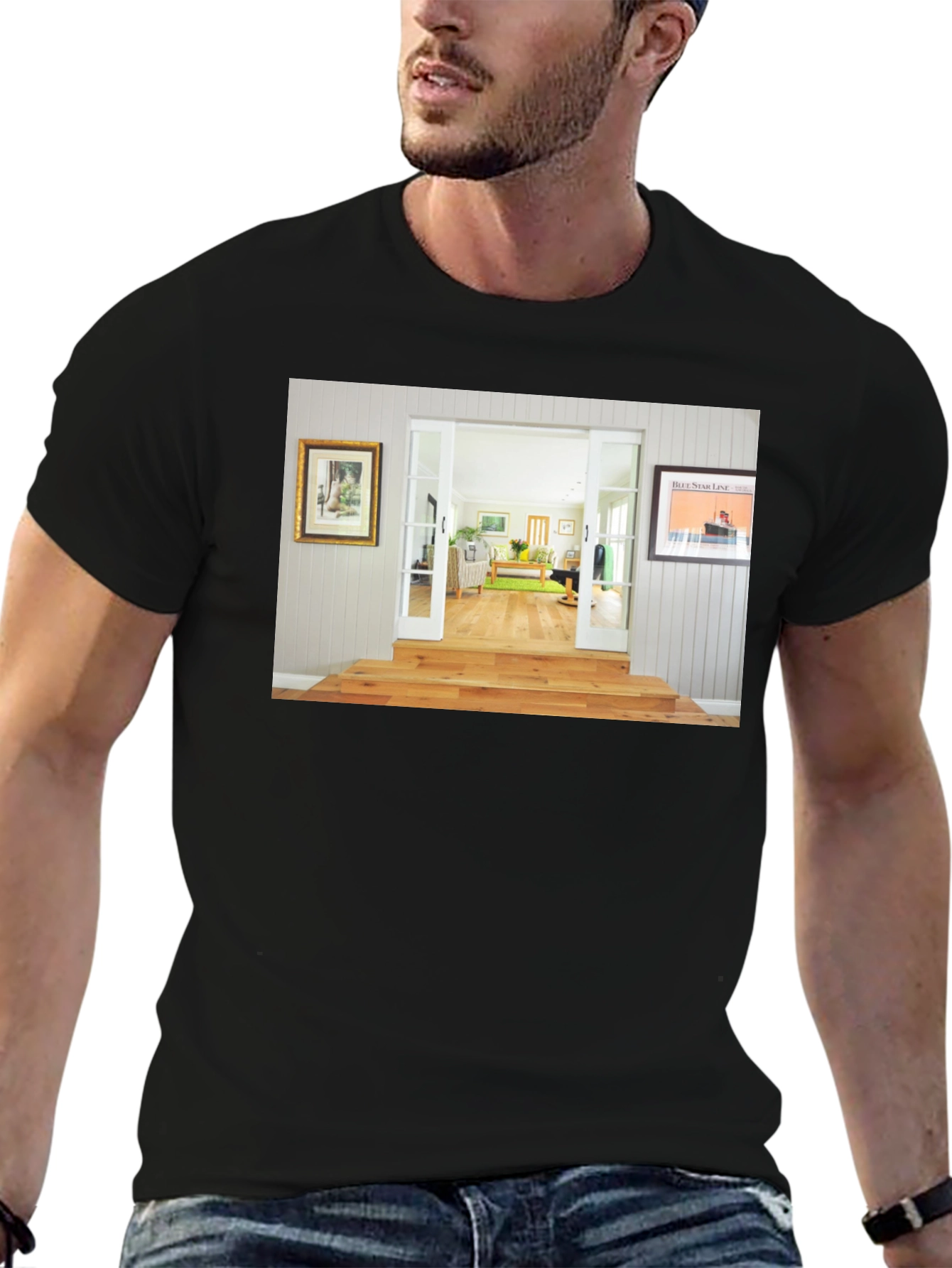 Novelty Interior View Graphic T-Shirt