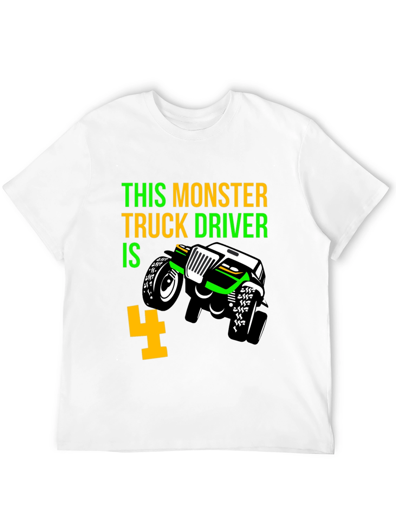 Monster Truck Driver Birthday T-Shirt