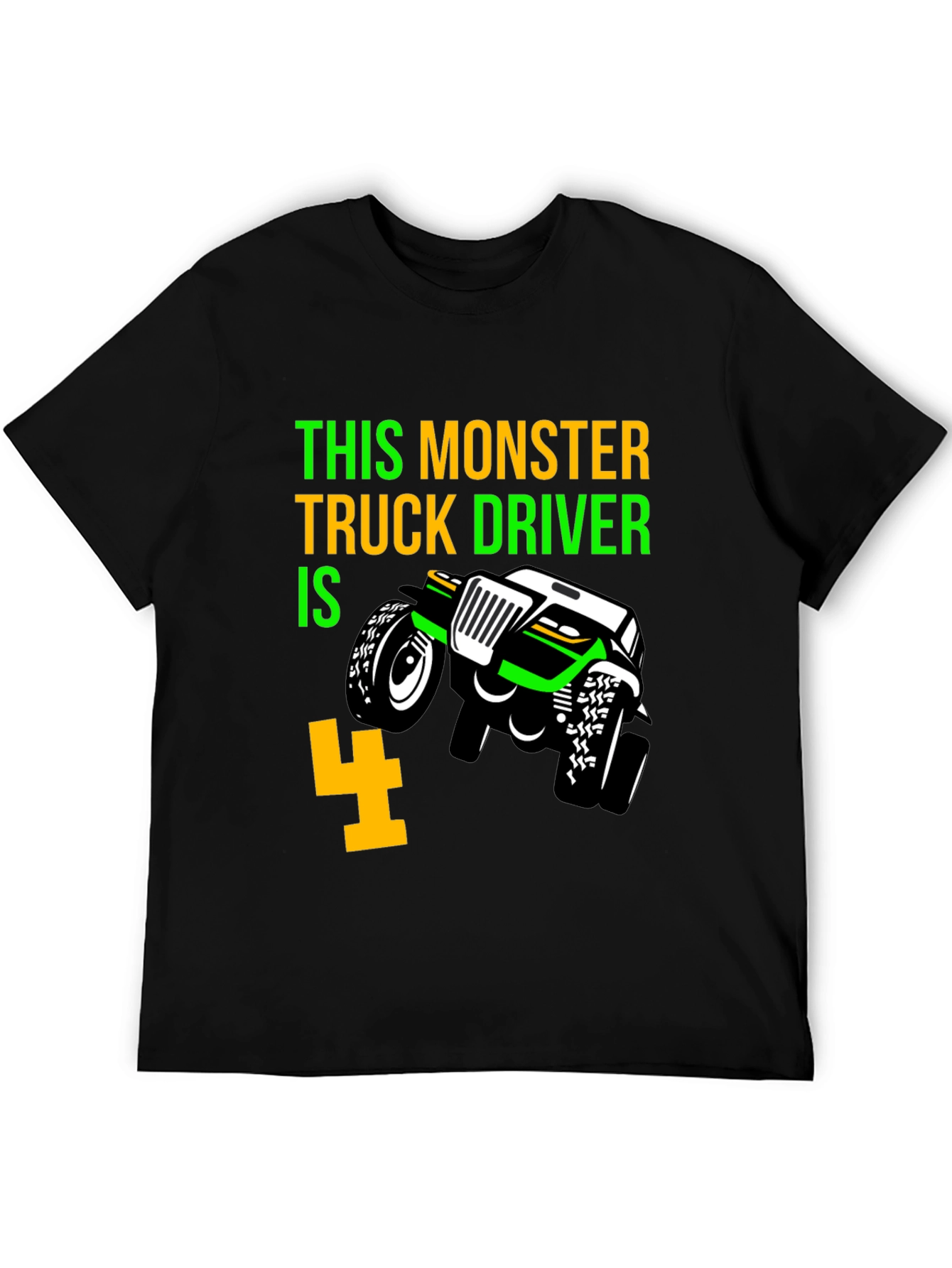 Monster Truck Driver Birthday T-Shirt