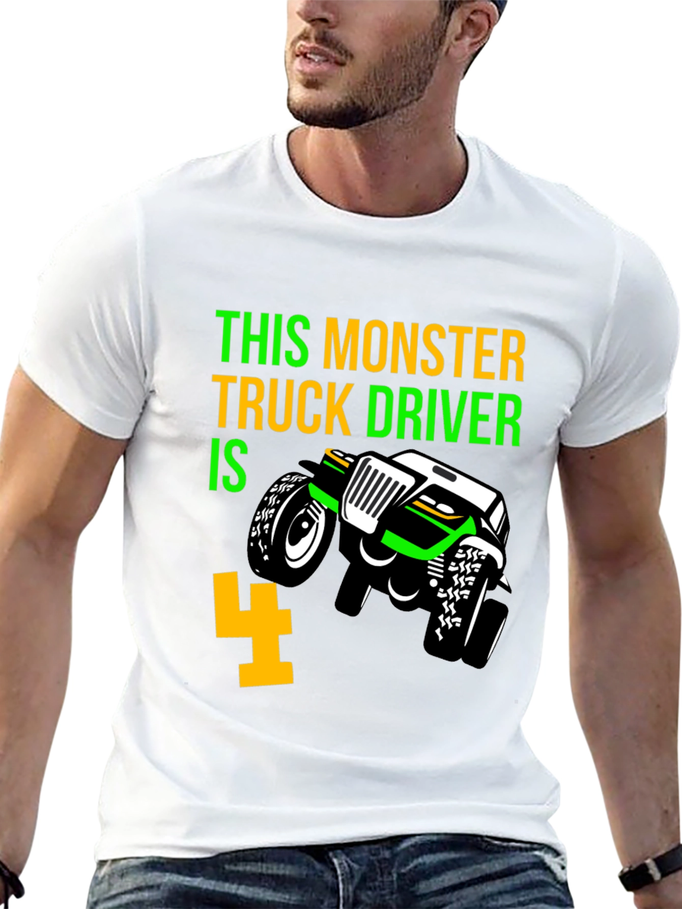 Monster Truck Driver Birthday T-Shirt