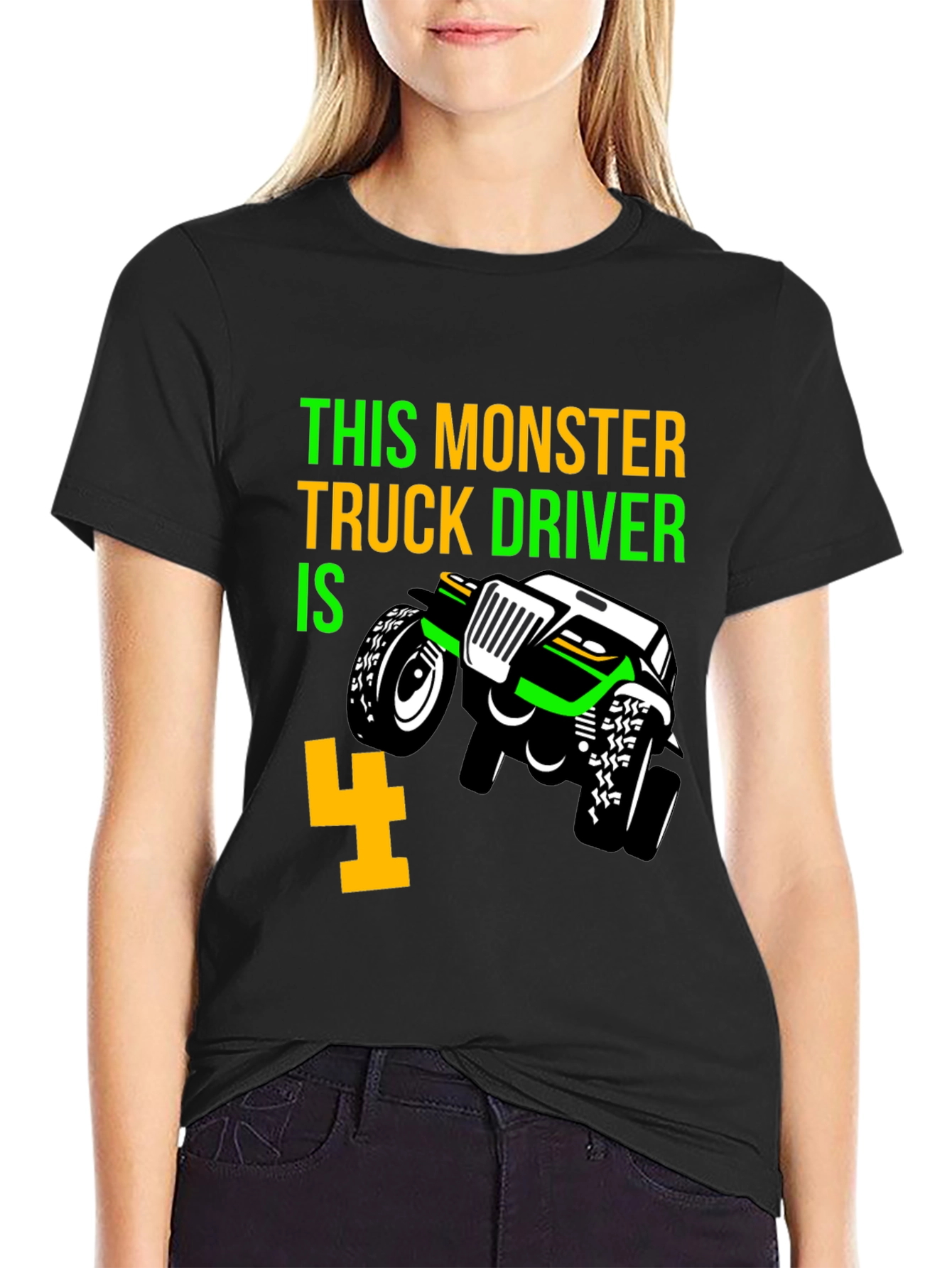 Monster Truck Driver Birthday T-Shirt