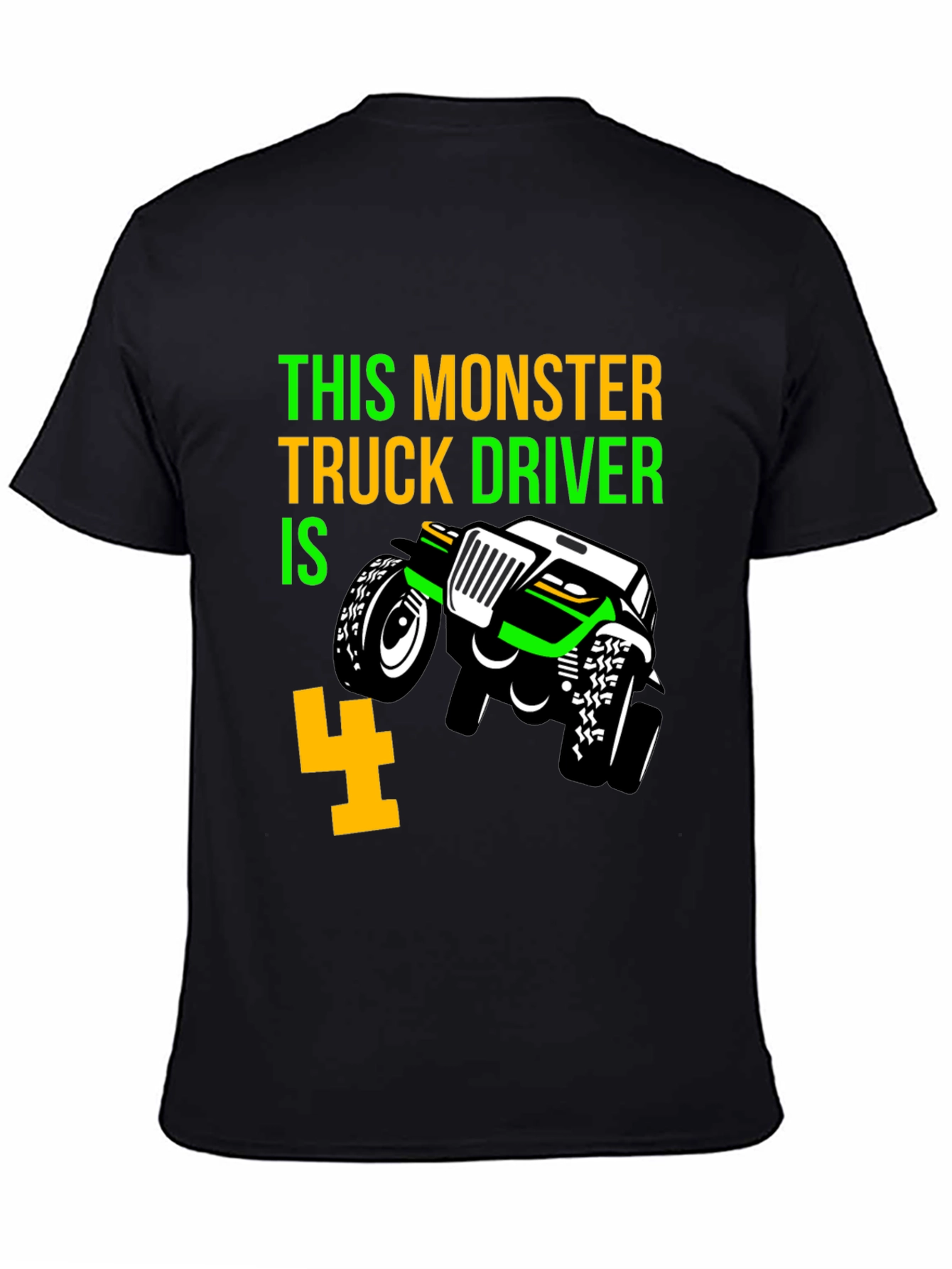 Monster Truck Driver Birthday T-Shirt