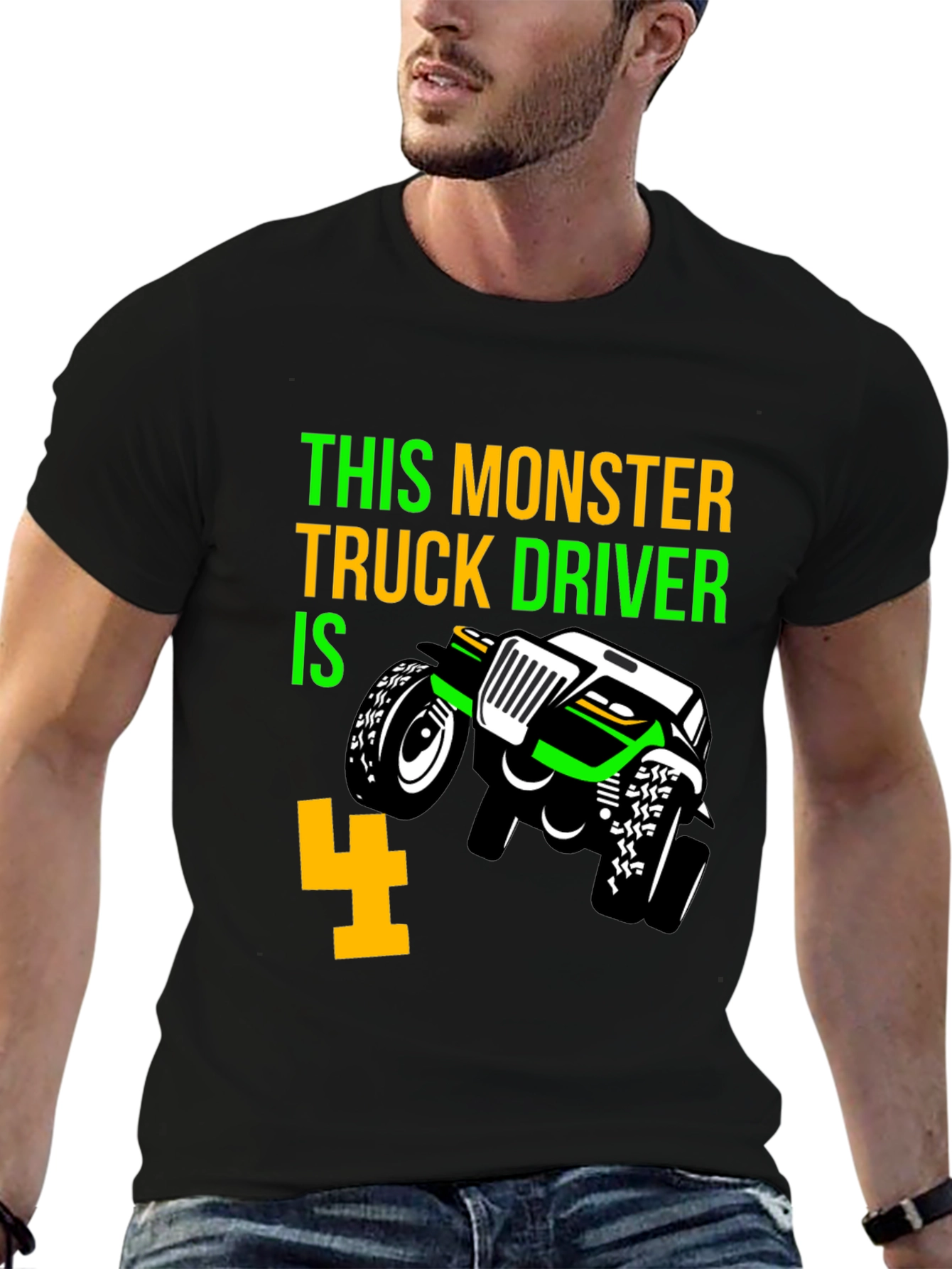 Monster Truck Driver Birthday T-Shirt