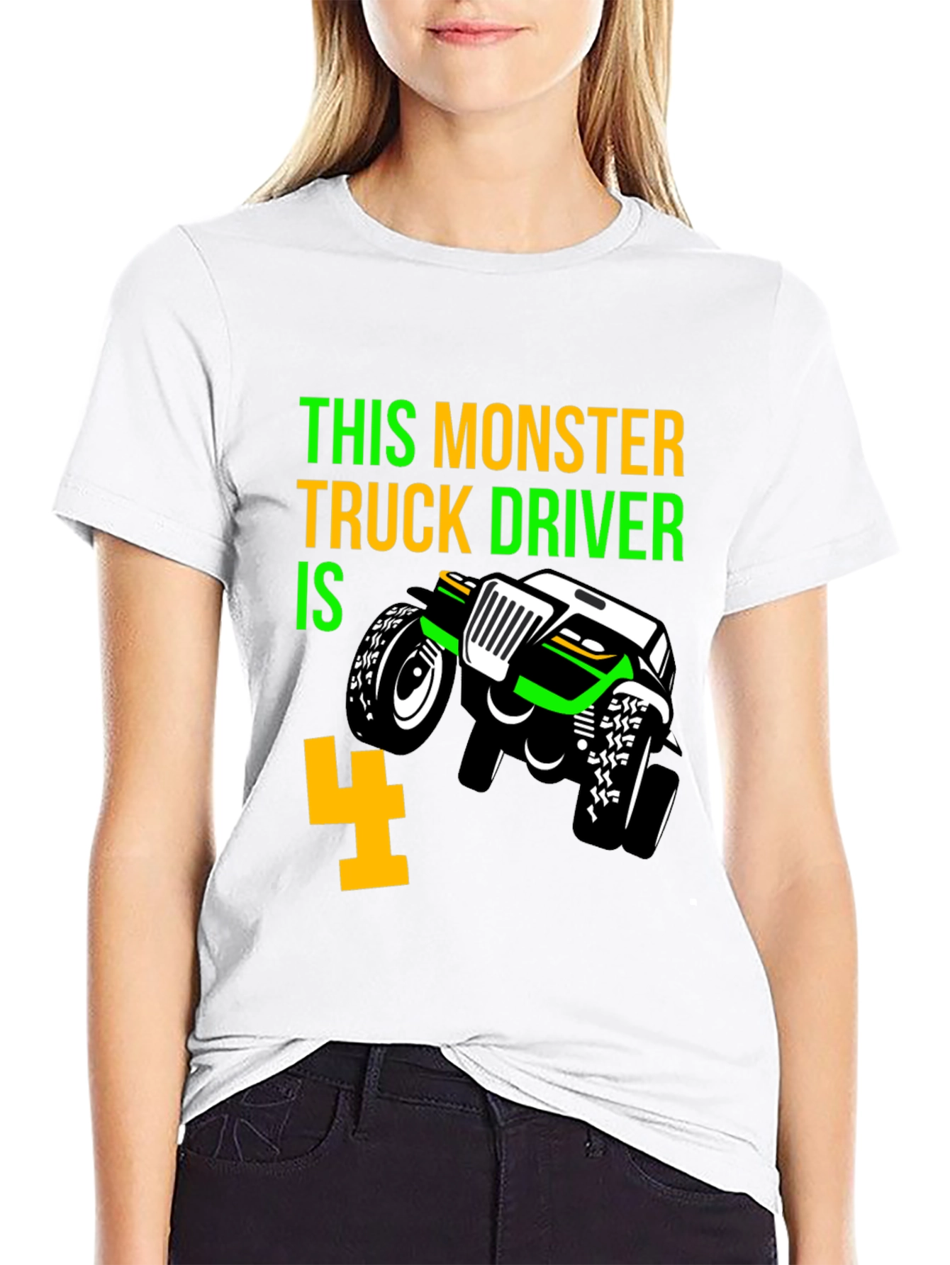 Monster Truck Driver Birthday T-Shirt