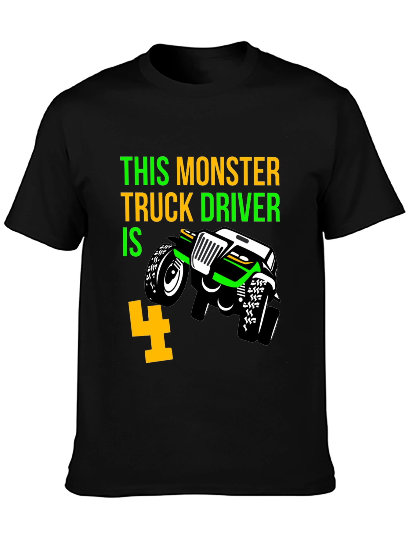 Monster Truck Driver Birthday T-Shirt