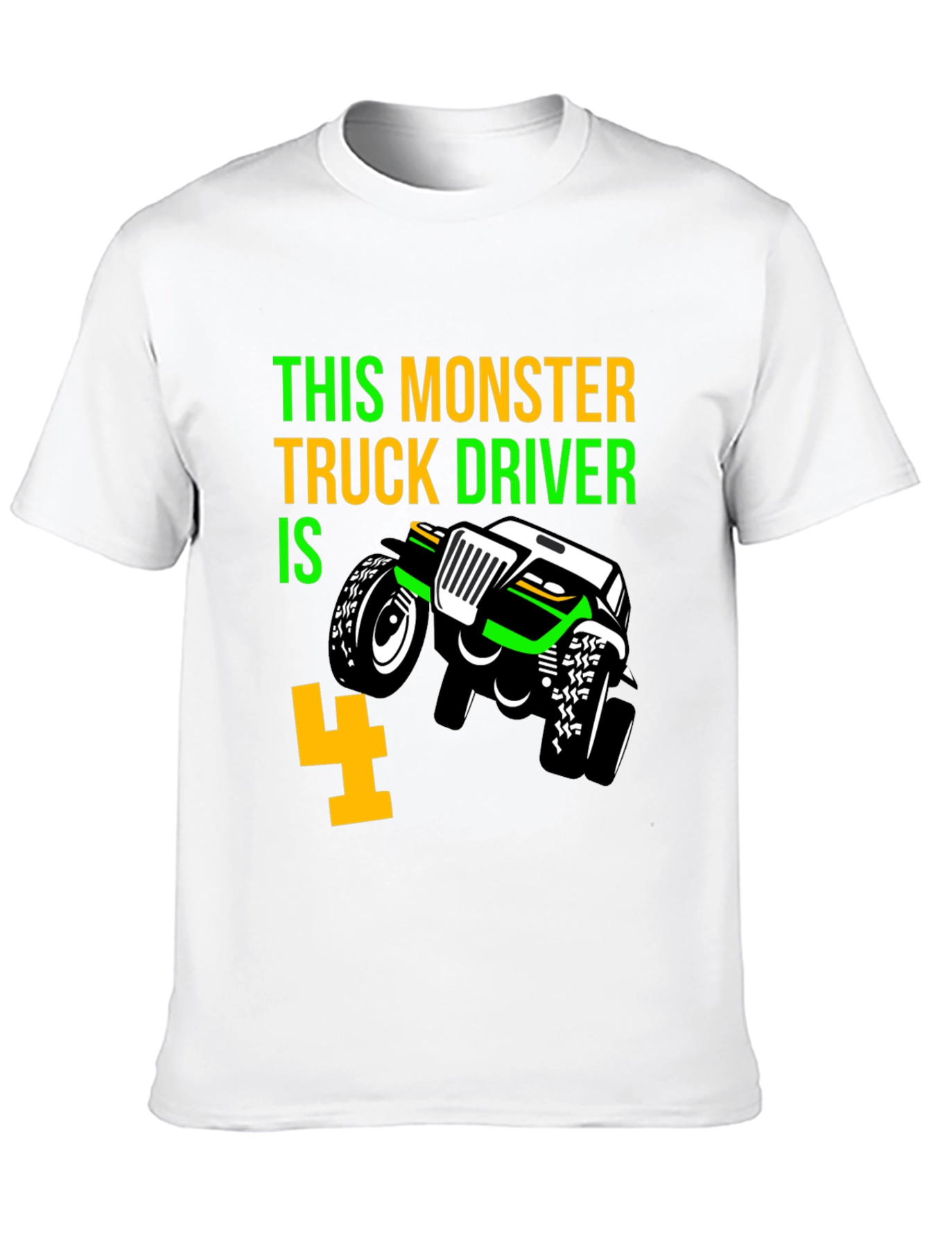 Monster Truck Driver Birthday T-Shirt