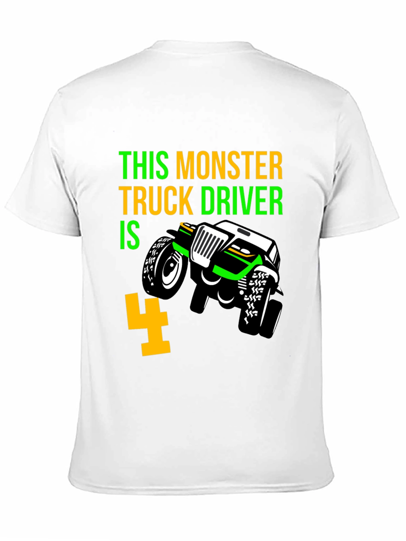 Monster Truck Driver Birthday T-Shirt